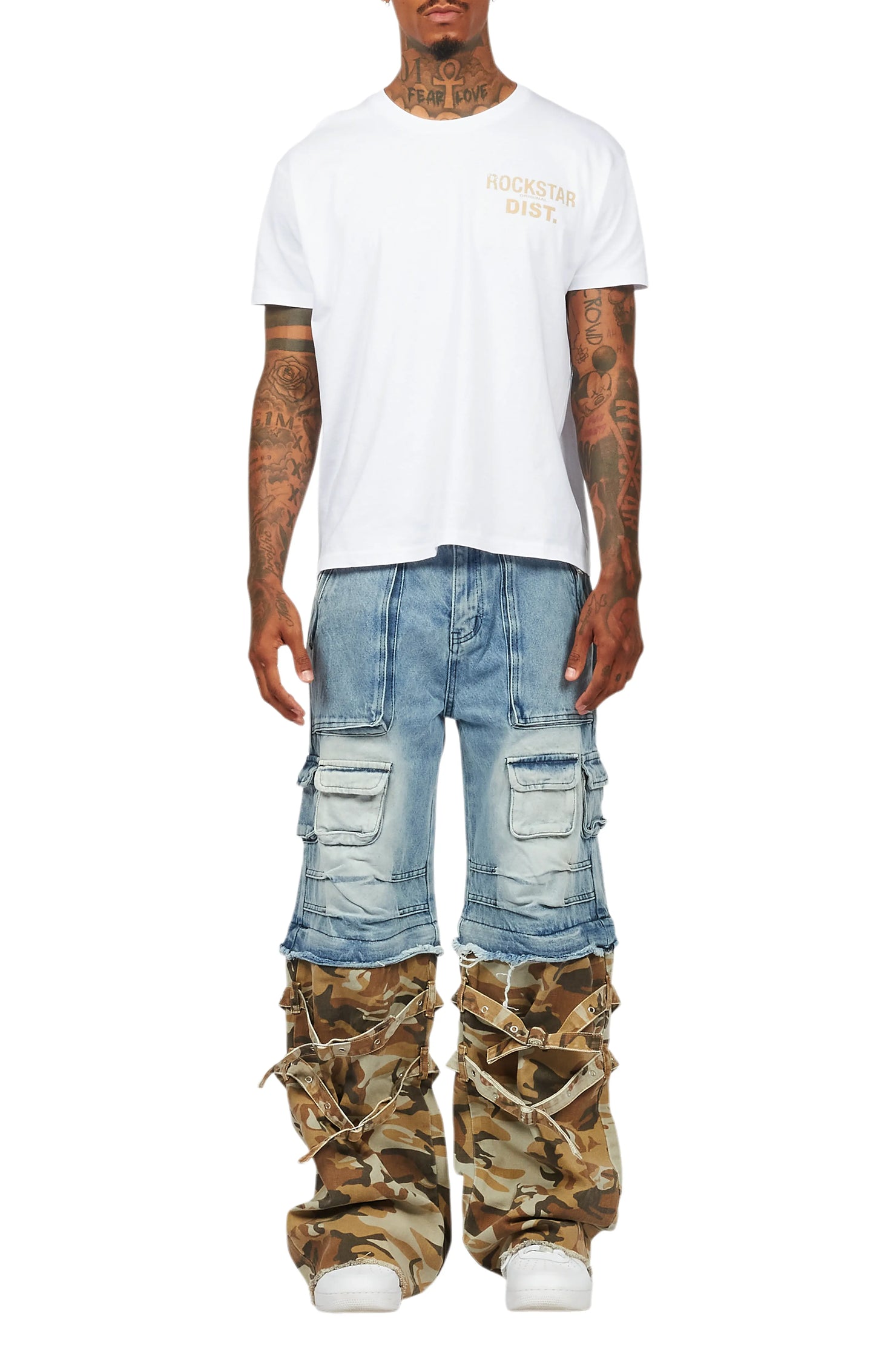 Exxus Light Blue Baggy Fit Jean