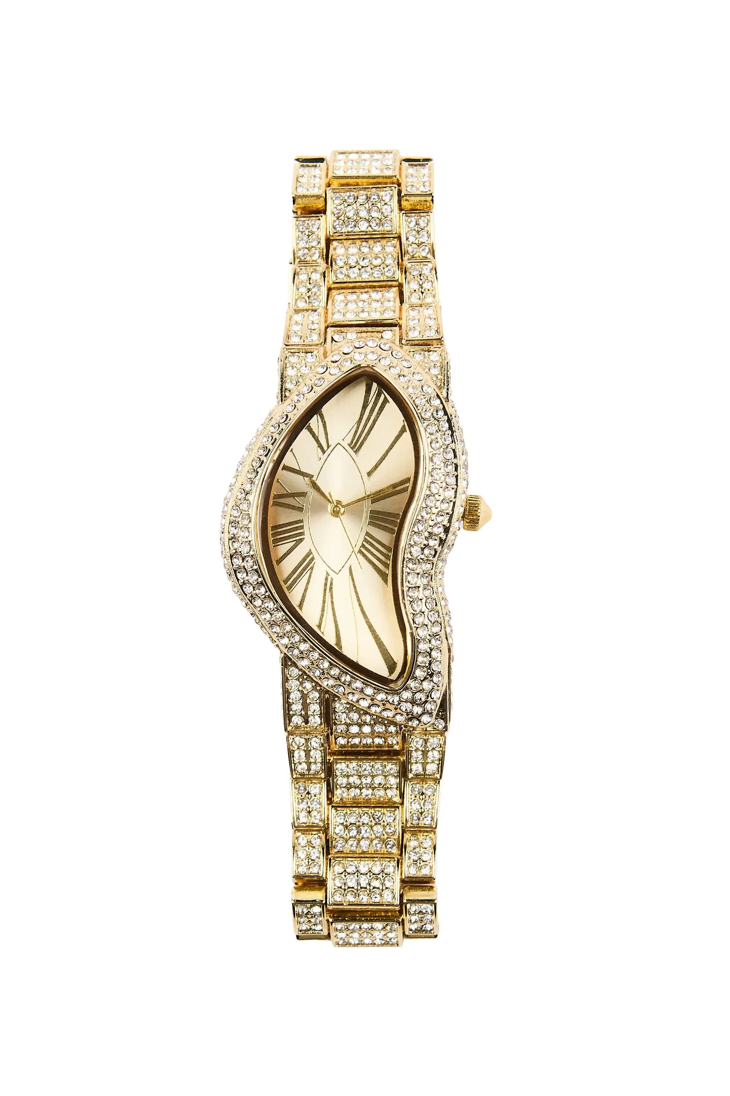 Ziva Gold Crystal Watch