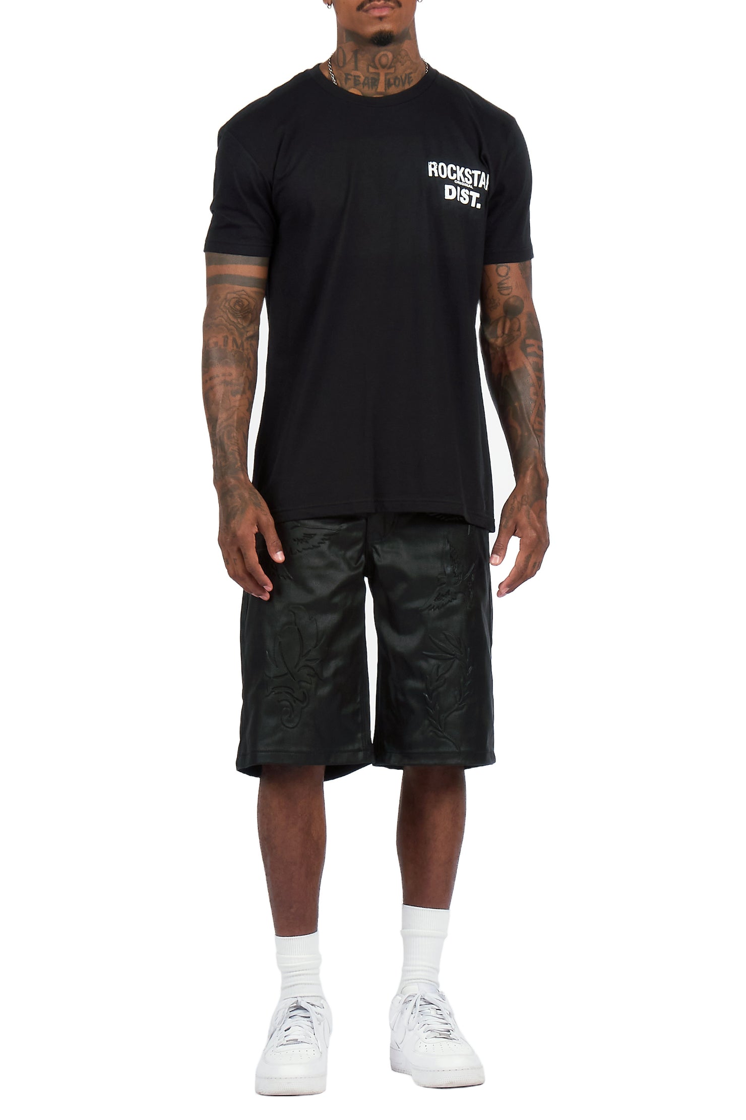 Esco Black Denim Short