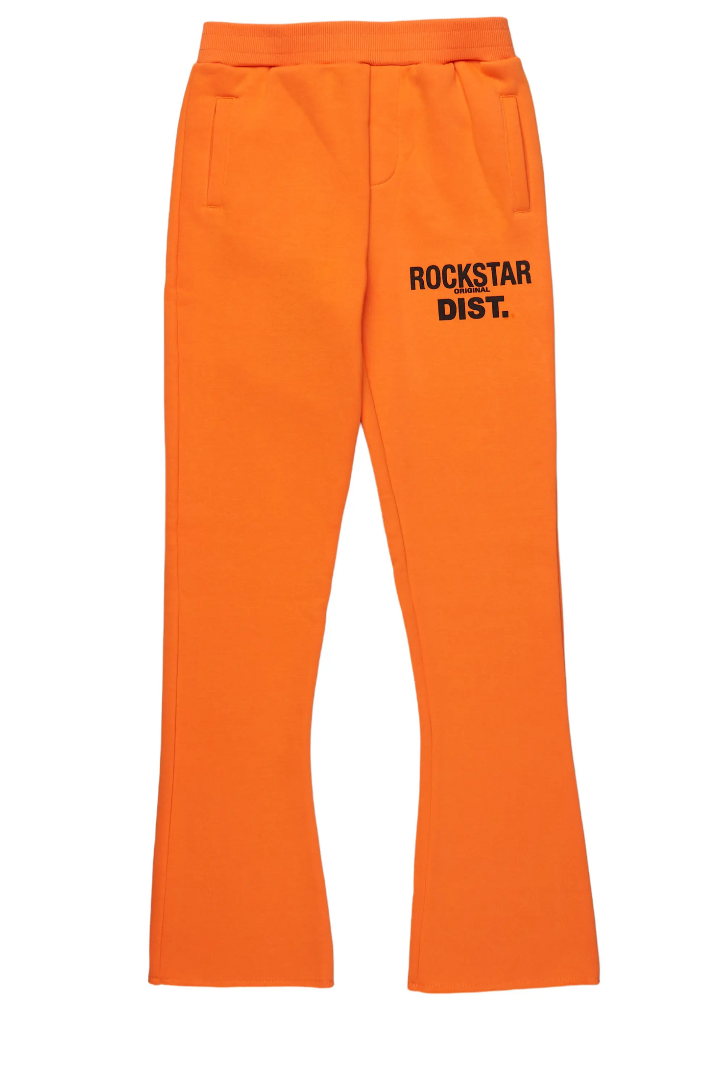 Boys Alpine Orange Stacked Trackpant