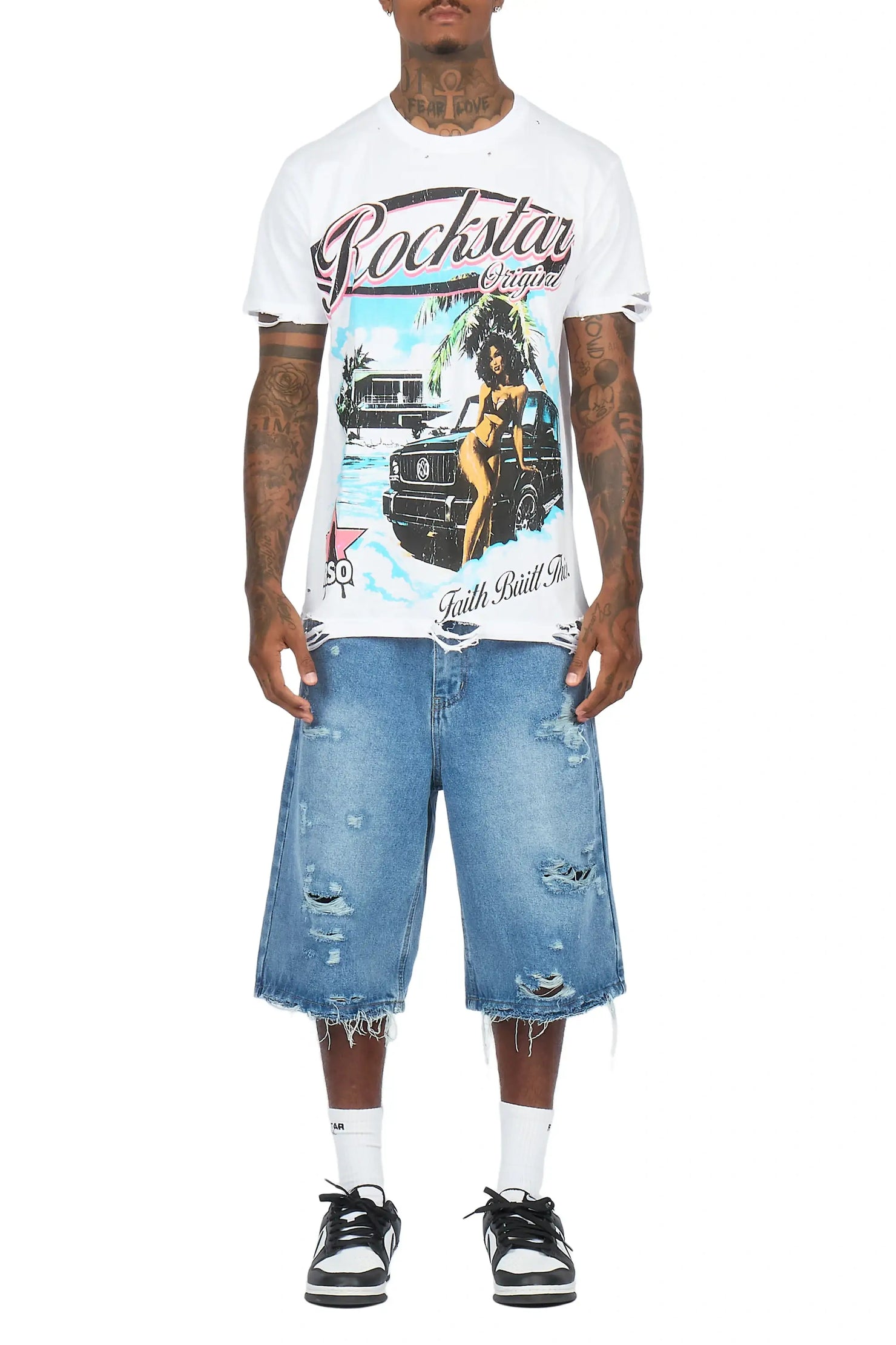 Yayo Indigo Denim Jort