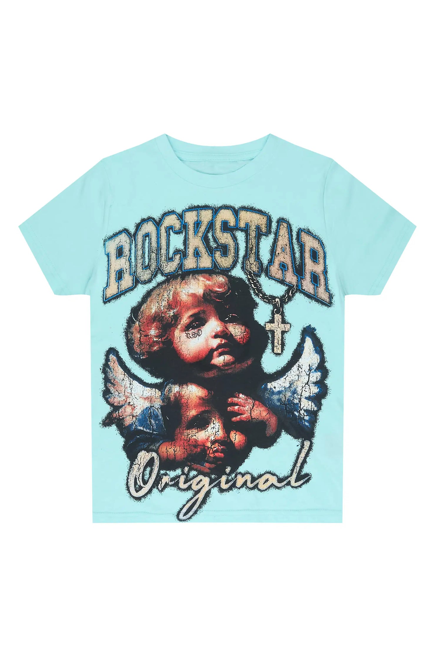 Boys Deiter Light Blue Graphic T-Shirt