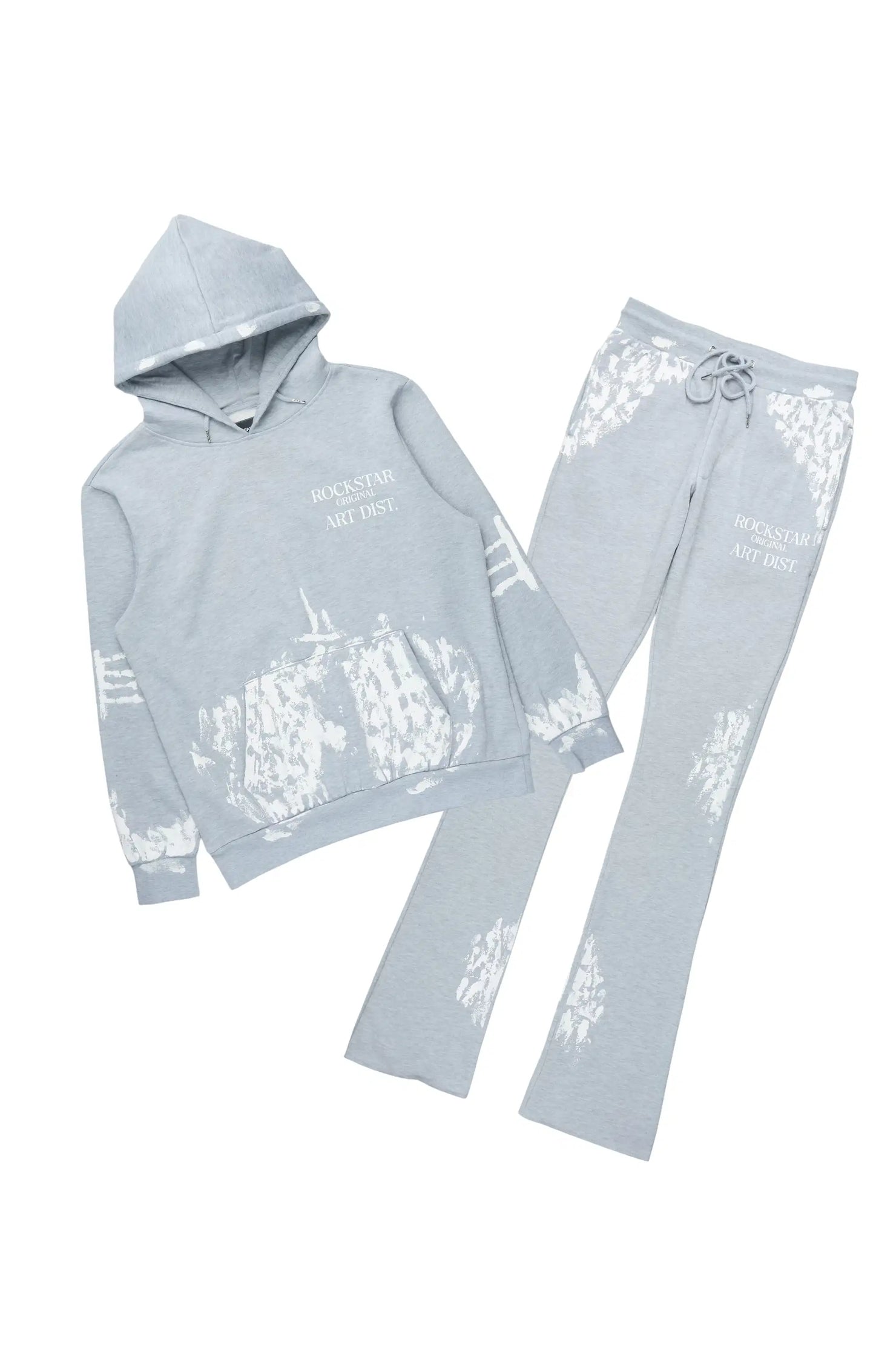 Filipa 2.0 Heather Grey Super Stacked Track Set