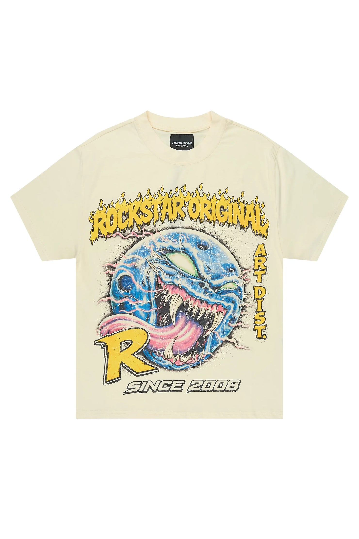 Boys Soren Cream Graphic T-Shirt