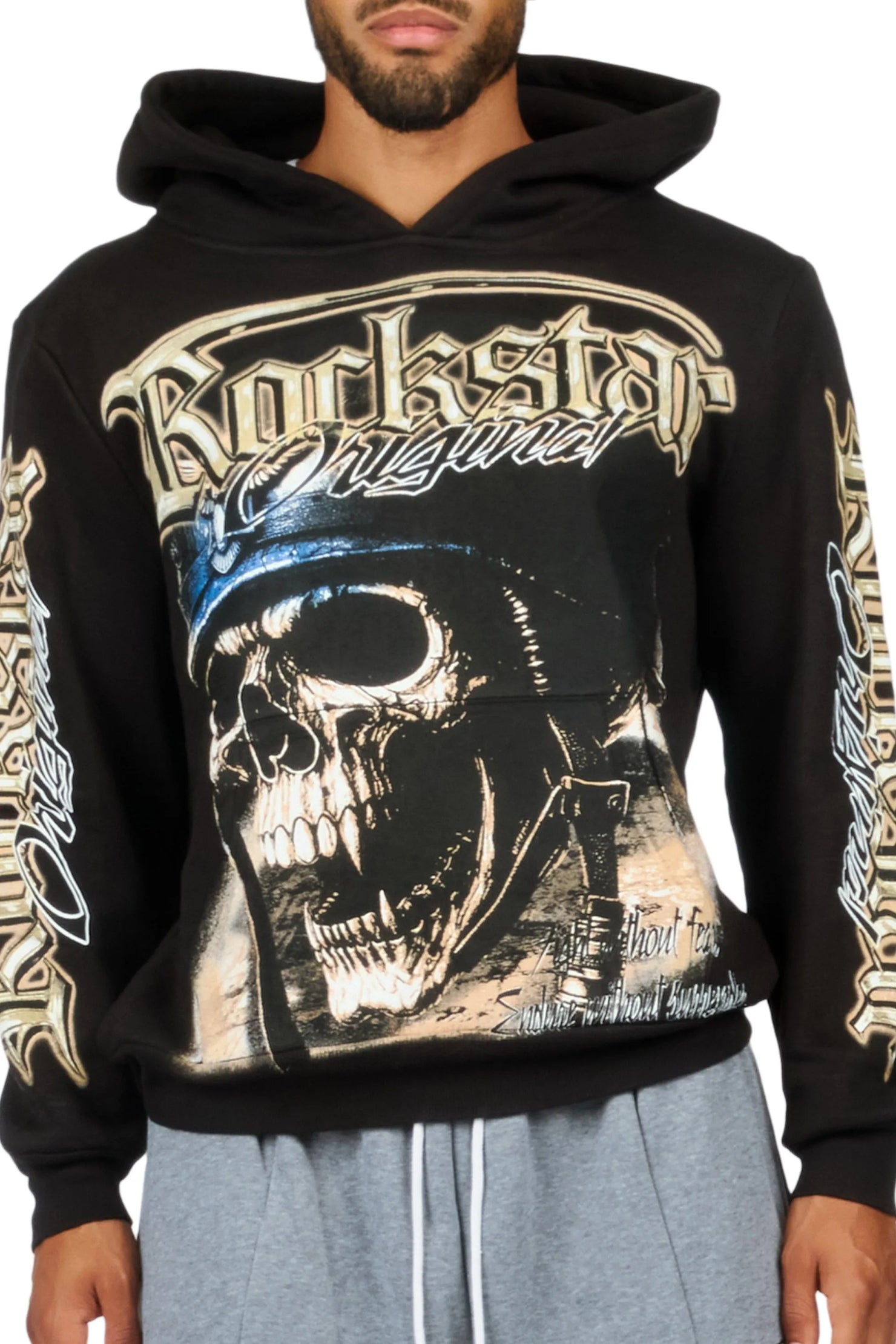 Navid Black Graphic Hoodie