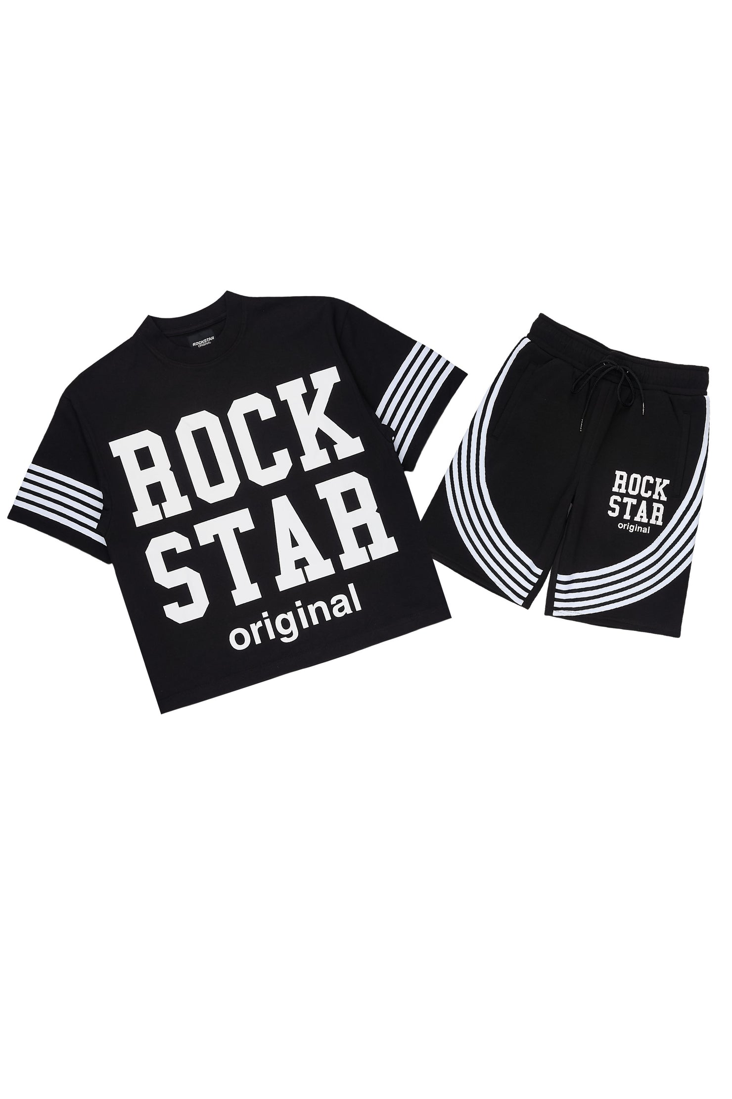 Rulik Black T-Shirt/Short Set