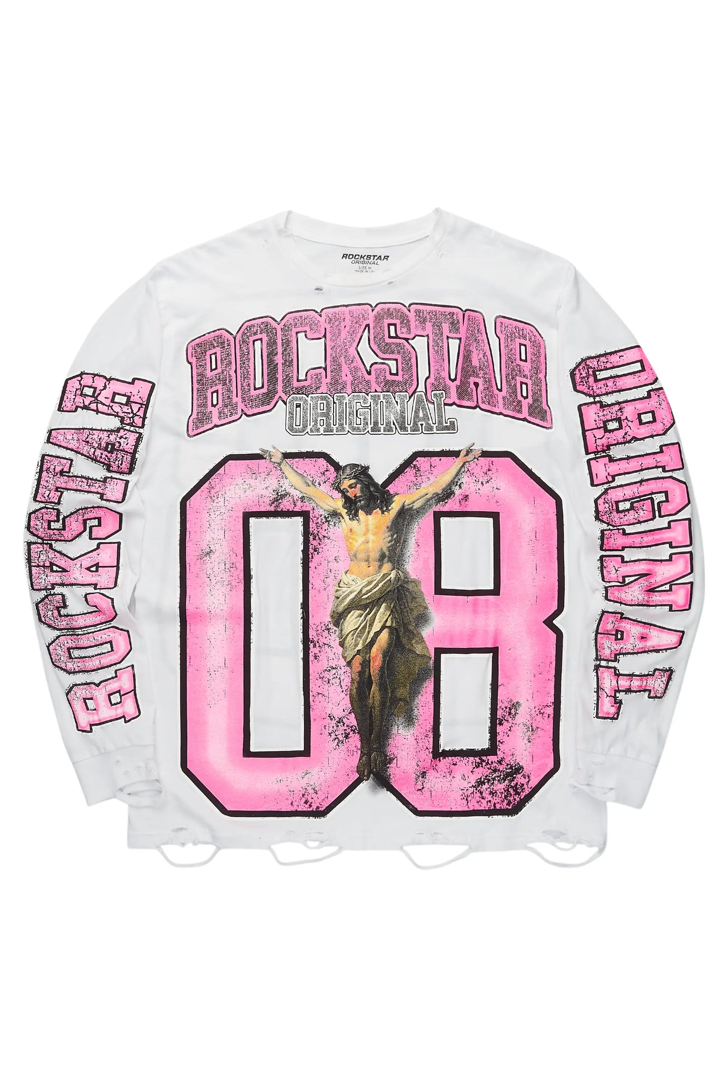 Tariqa White Long Sleeve T-Shirt