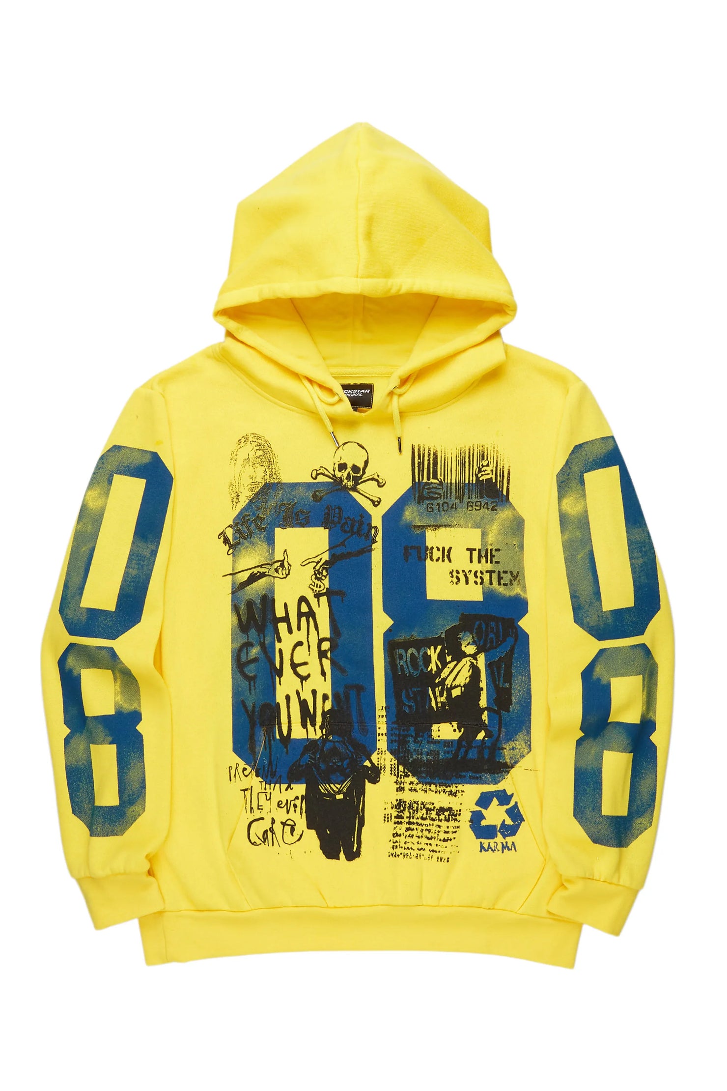 Grill Yellow Graphic Hoodie