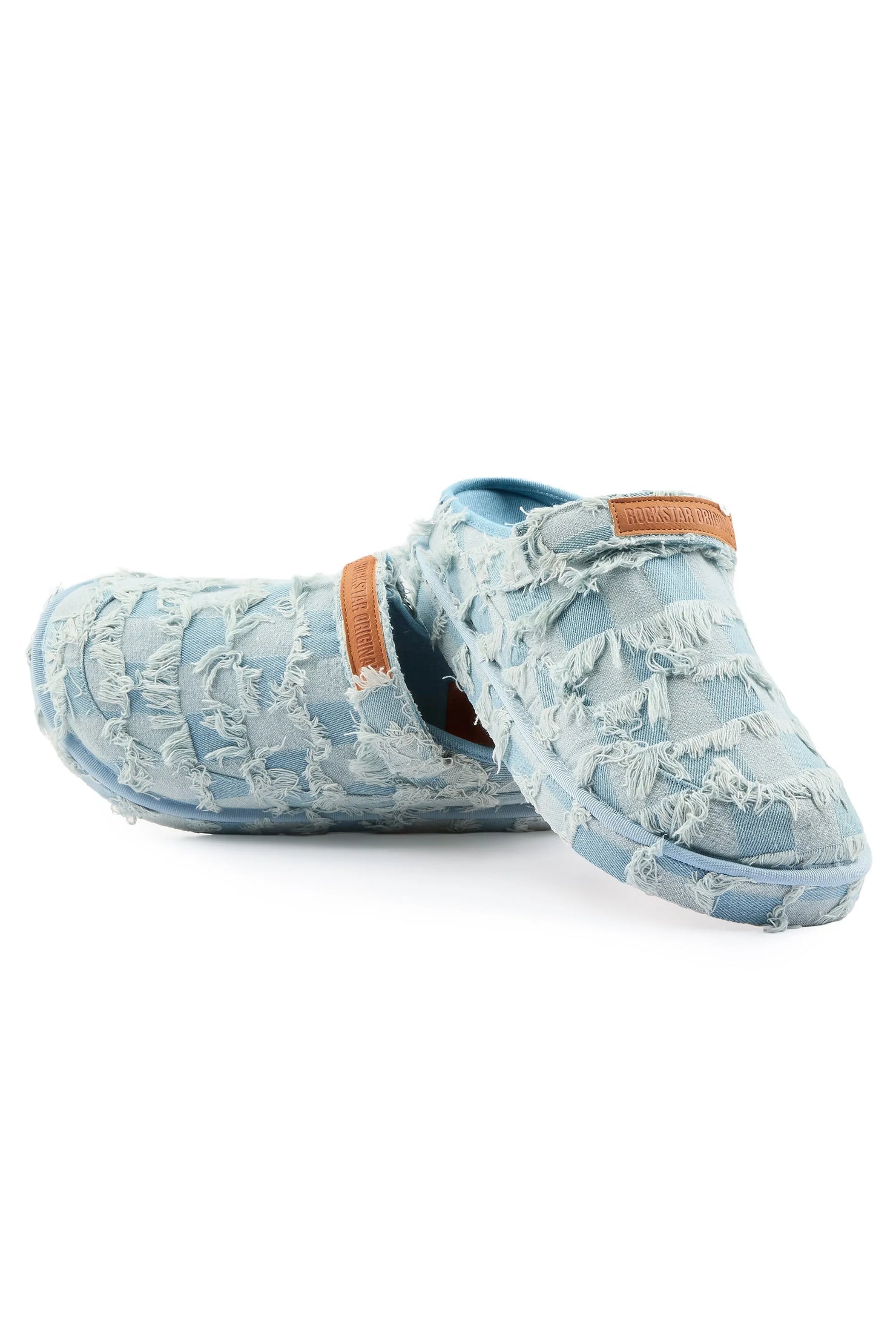Womens Promeese Blue Mule