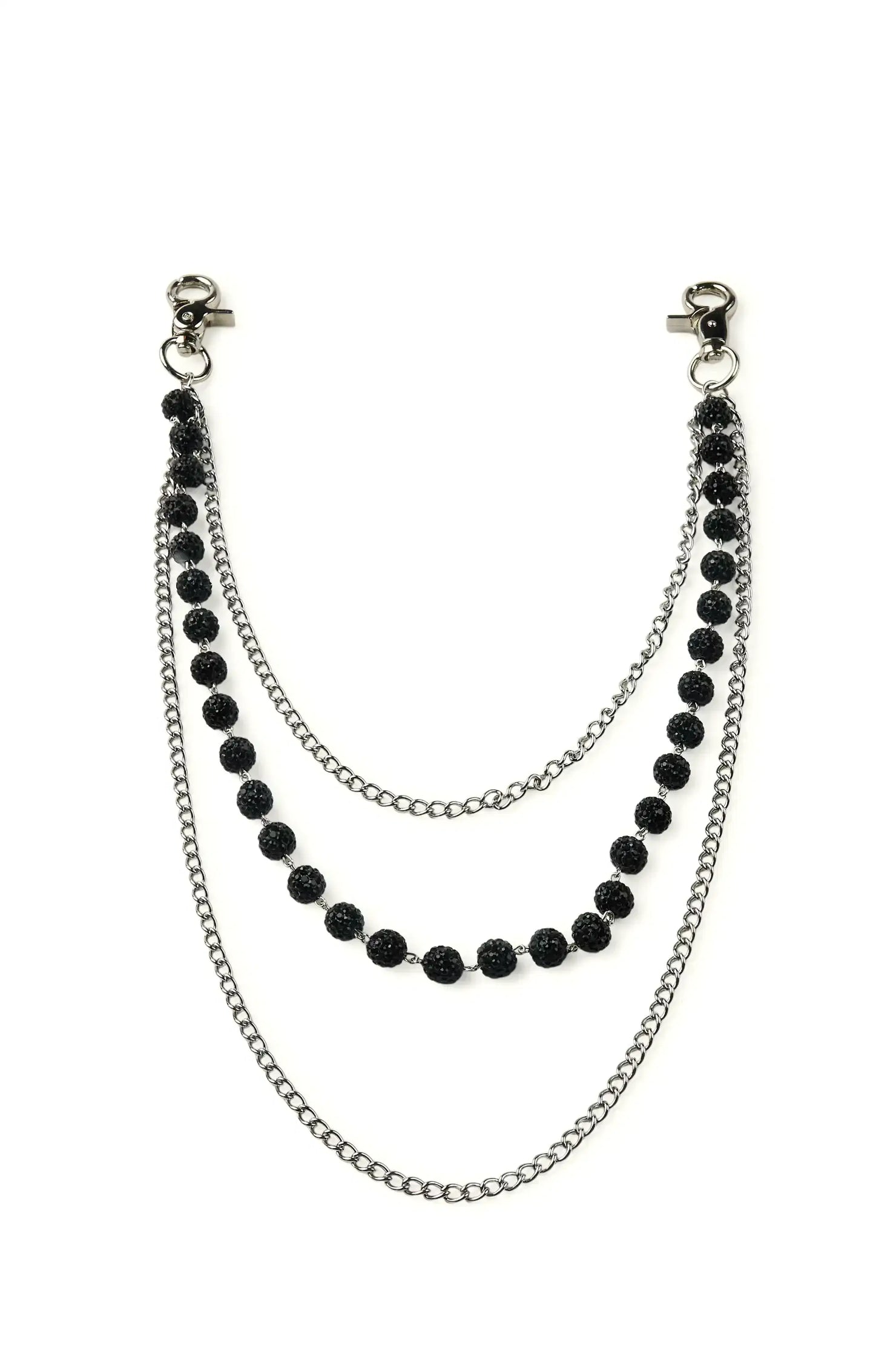 Chaynz Black Wallet Chain