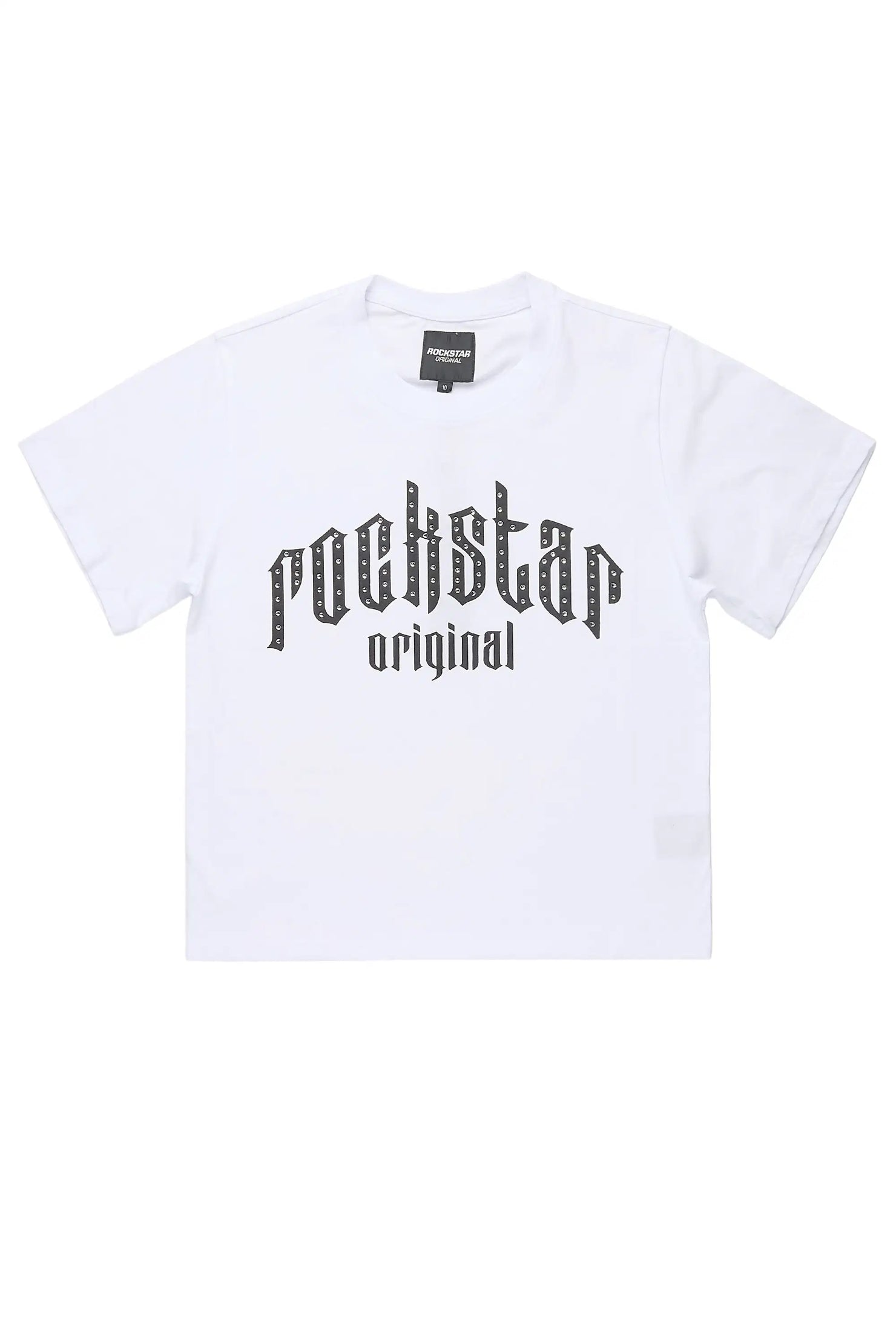 Boys Sherriso White Rhinestone T-Shirt