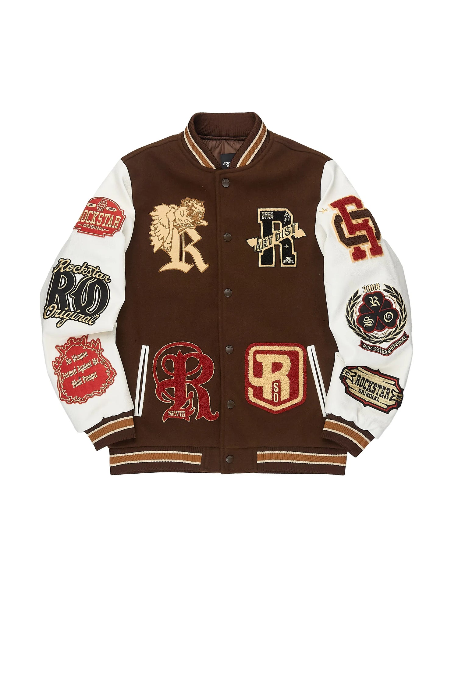 Boys Champion Brown Varsity Jacket