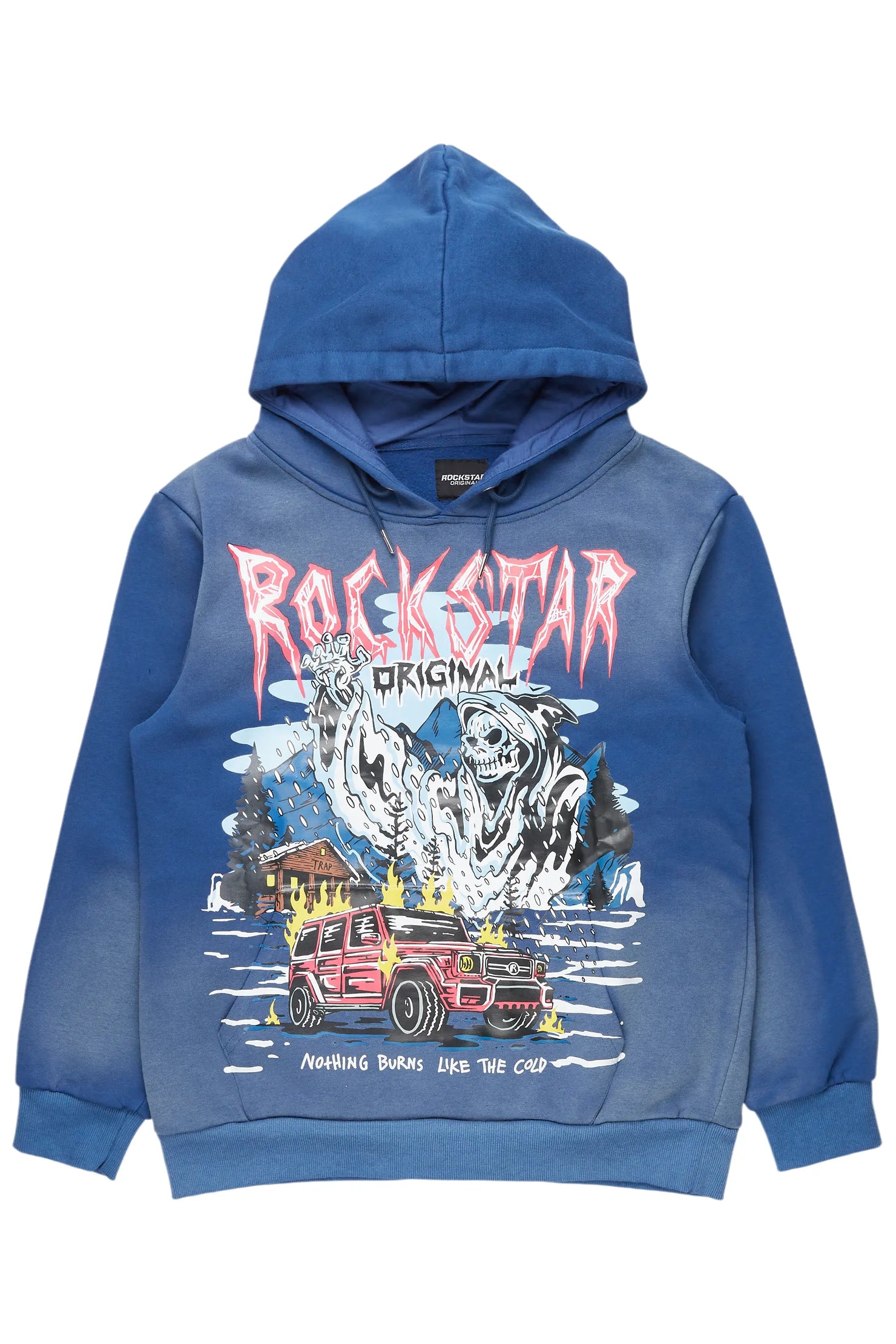 Kip Navy Graphic Hoodie