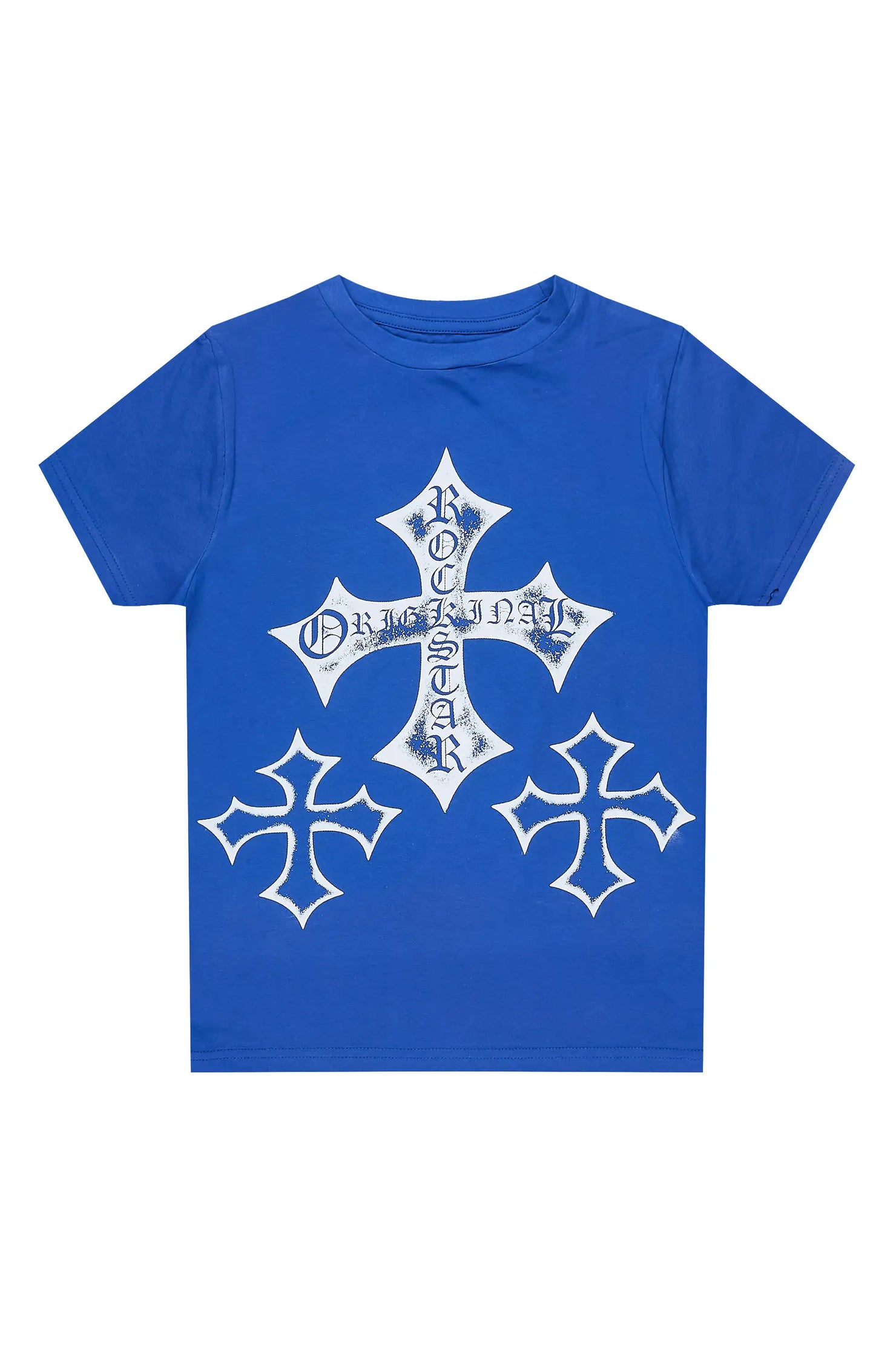 Boys Marizon Royal/White Graphic T-Shirt