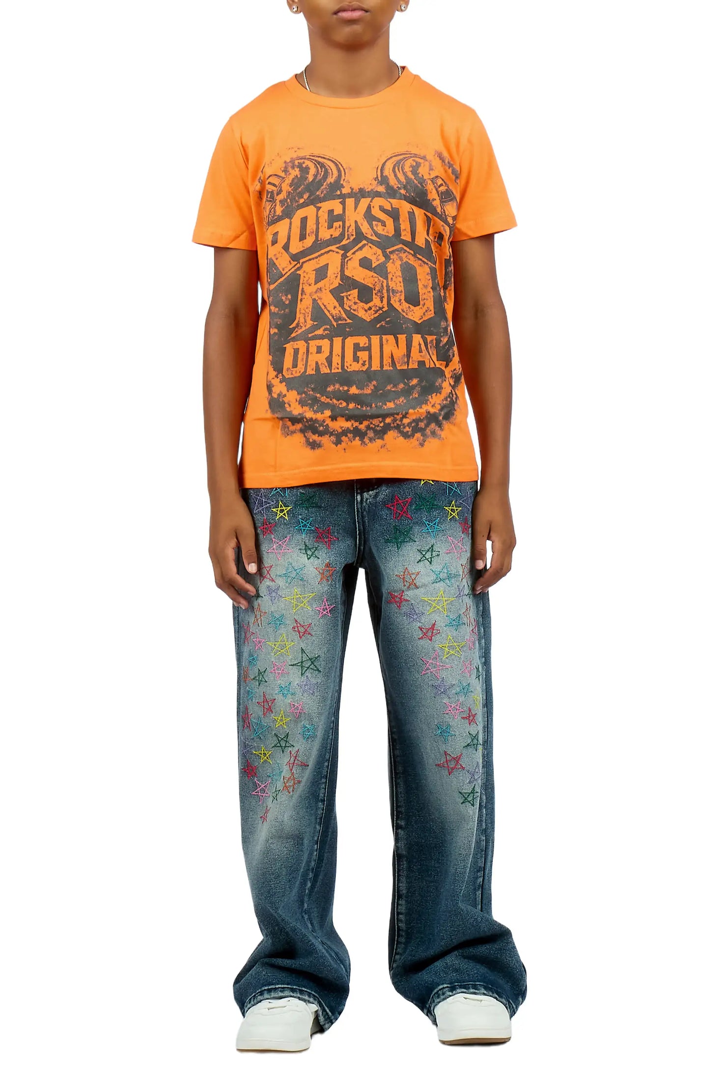 Boys Levi Denim Wash Baggy Fit Jean