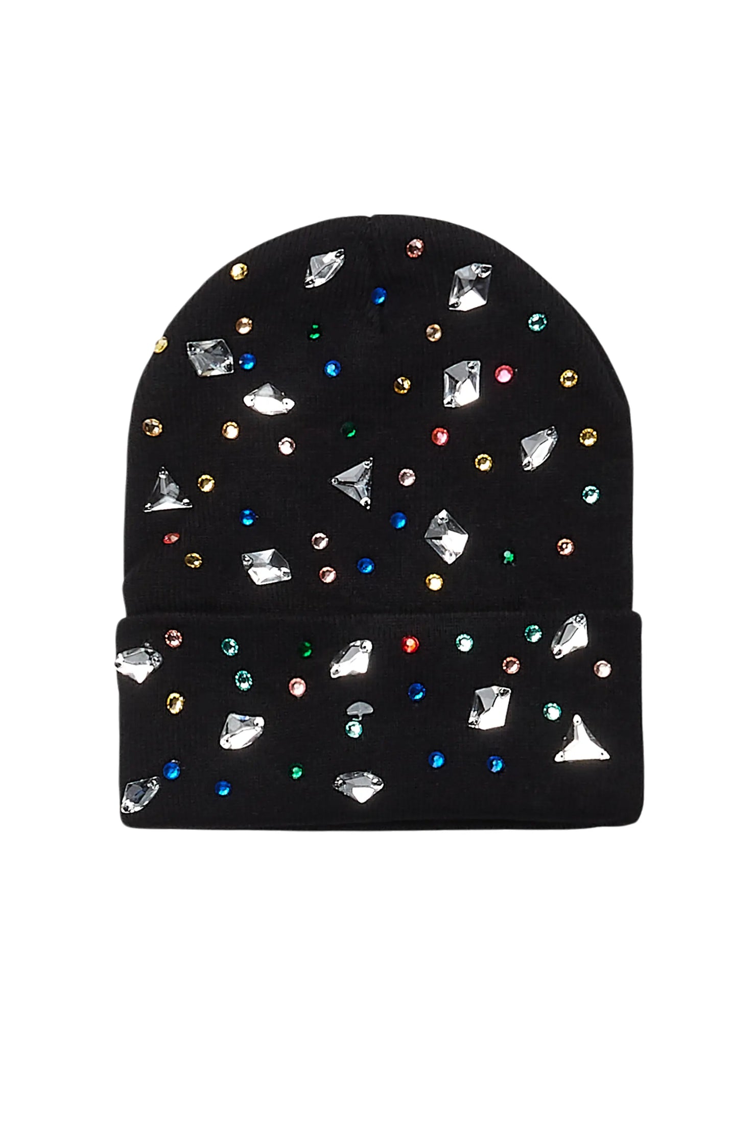 Rhine Black Graphic Beanie Hat