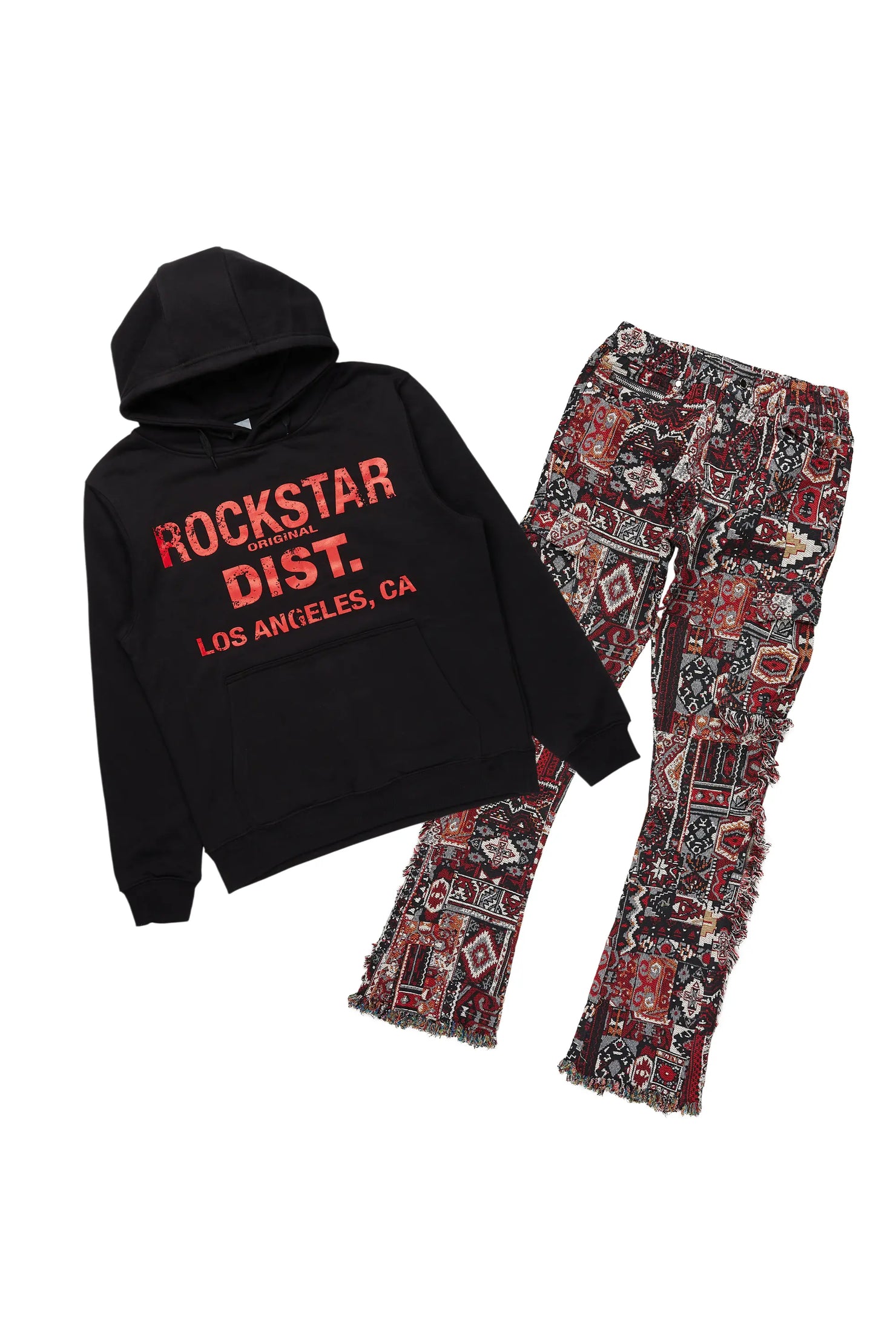 Lake Black/Red Hoodie/Tapestry Jean Bundle