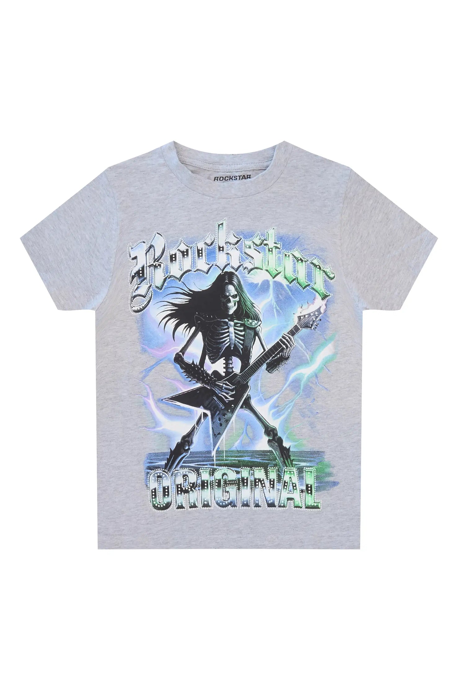 Boys Wekken Heather Grey Graphic T-Shirt