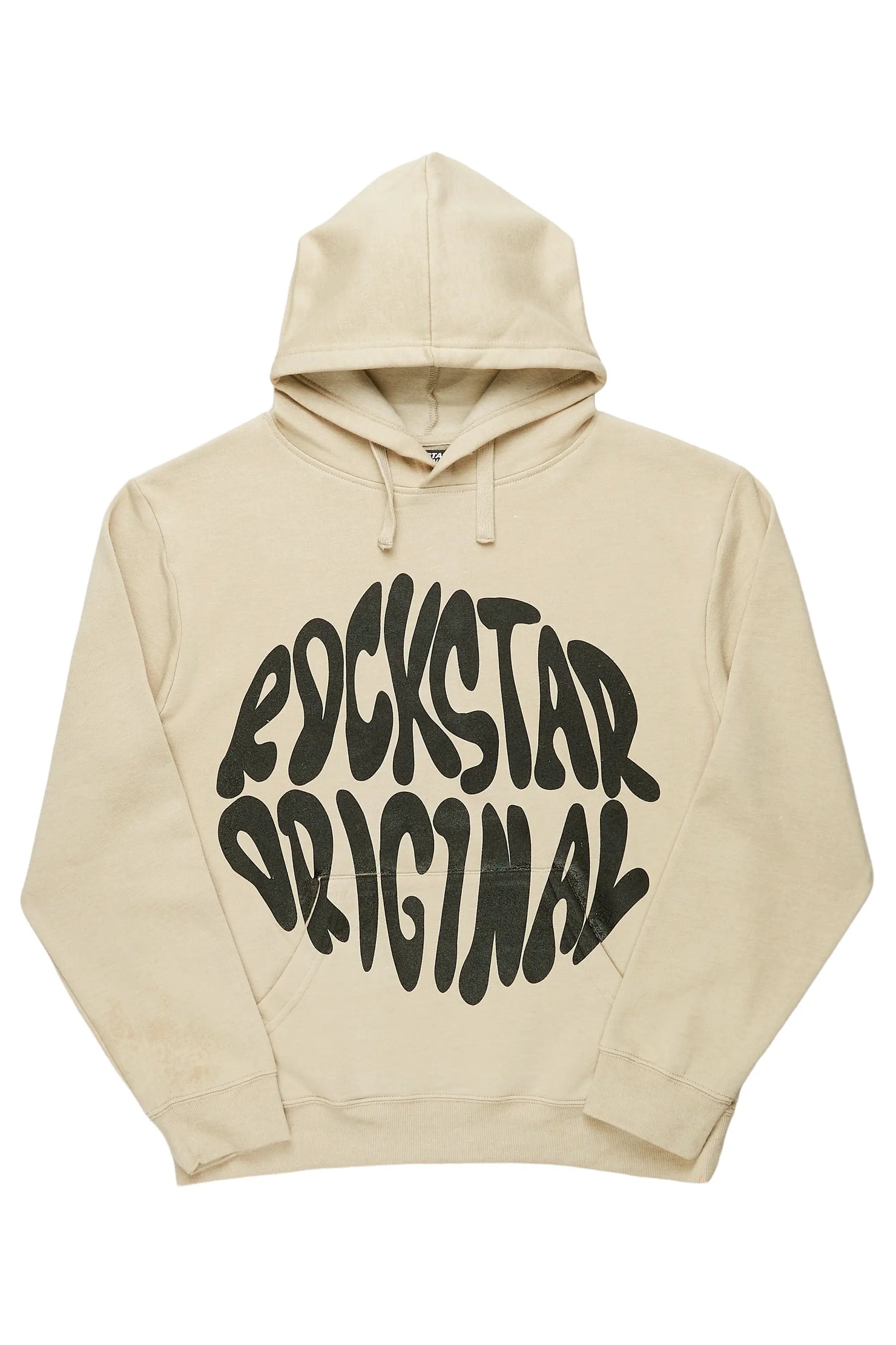 Thierry Beige Graphic Hoodie