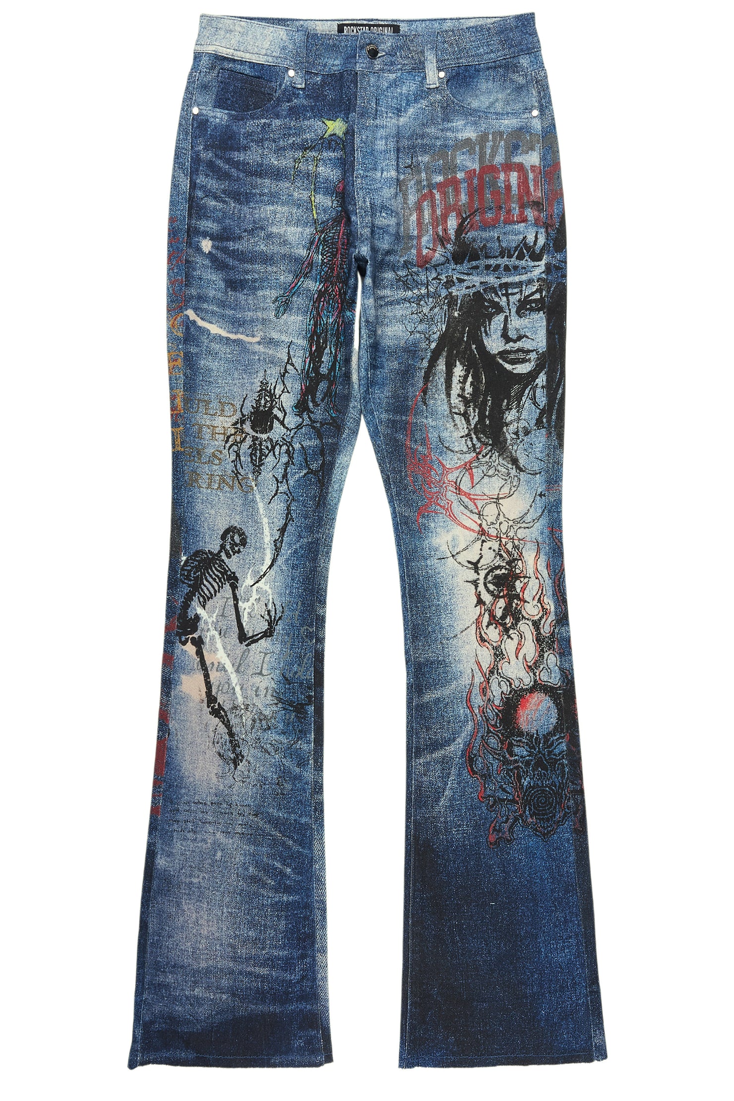 Blaytex Blue Stacked Flare Jean