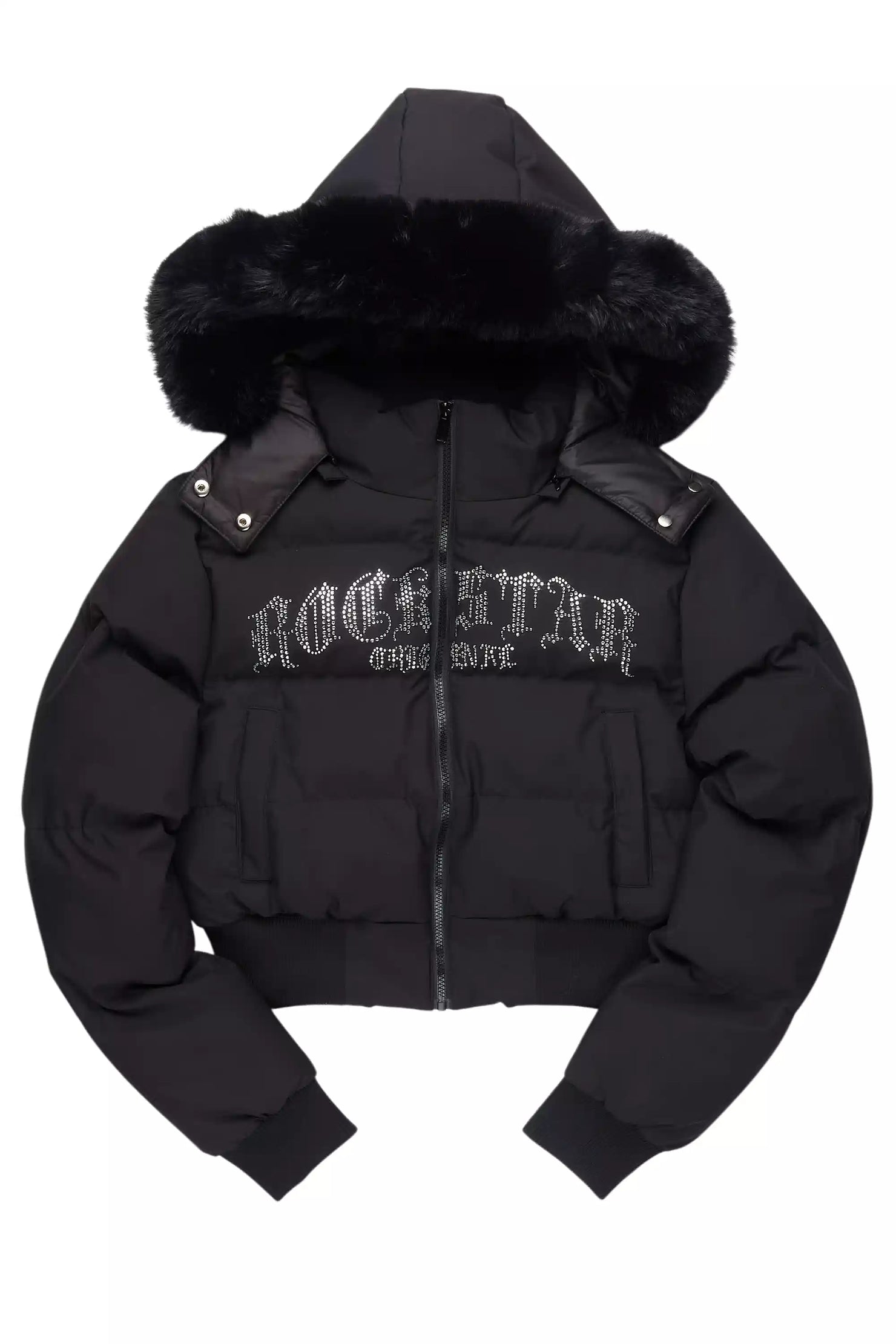 Rosa Black Puffer Jacket