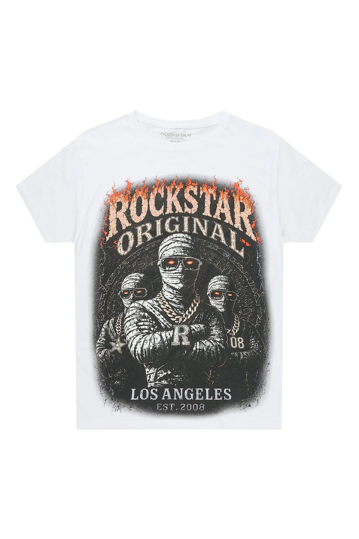 Boys Taunt White Grapchic T-Shirt