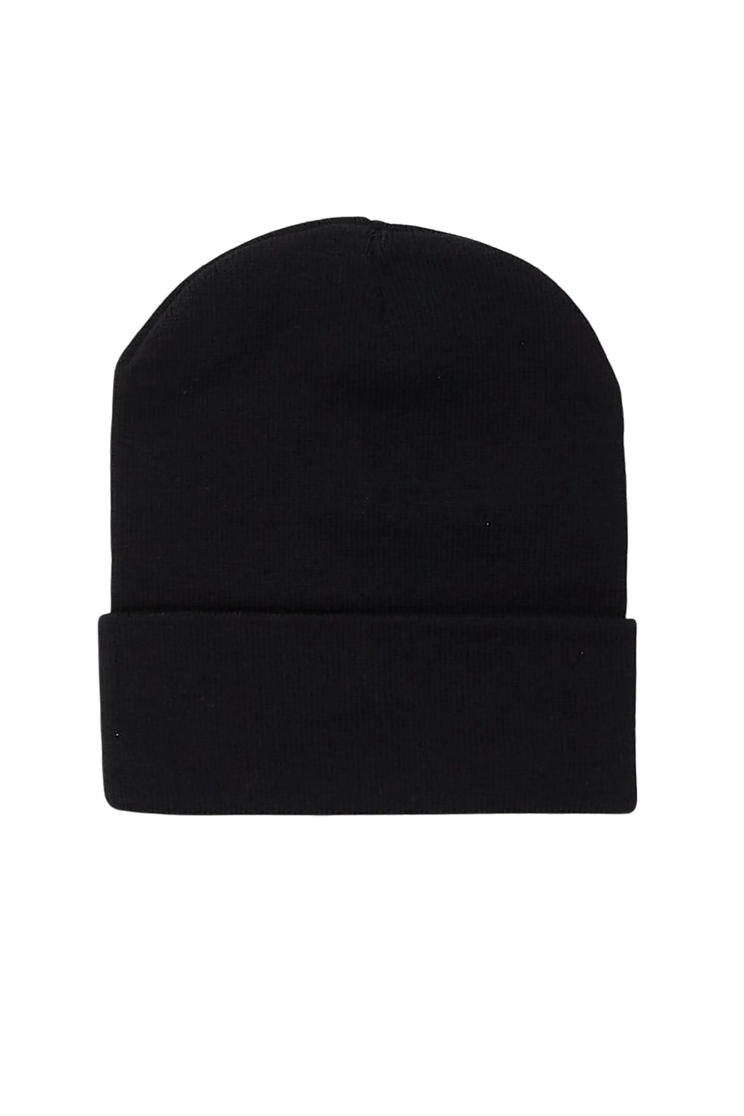 Mens Black Basic Beanie Hat