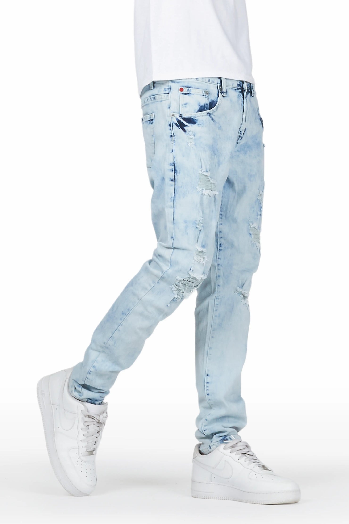 Lake White/Blue T-Shirt/Slim Fit Jean Bundle