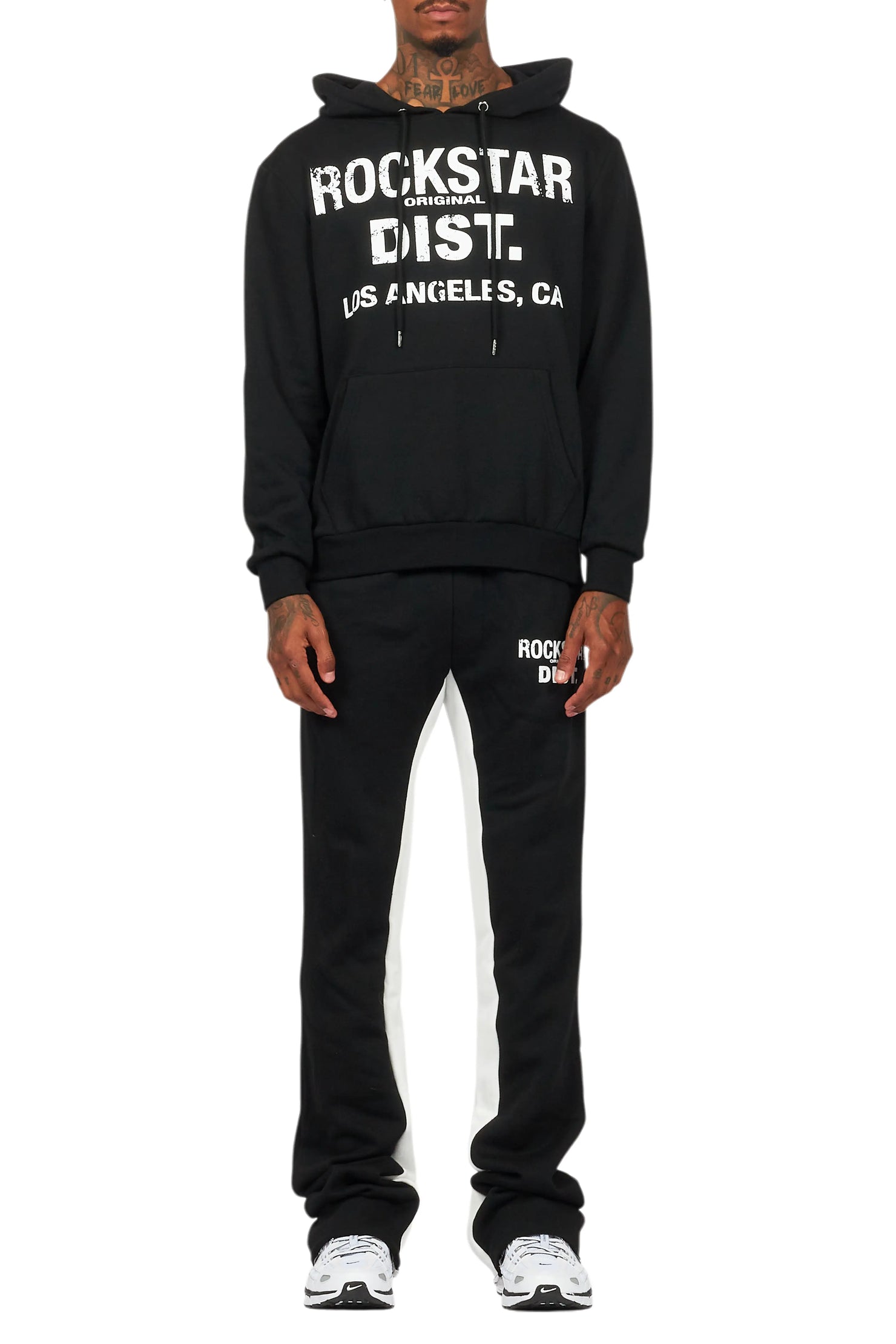 Lake Black Hoodie/Baggy Track Pant Set