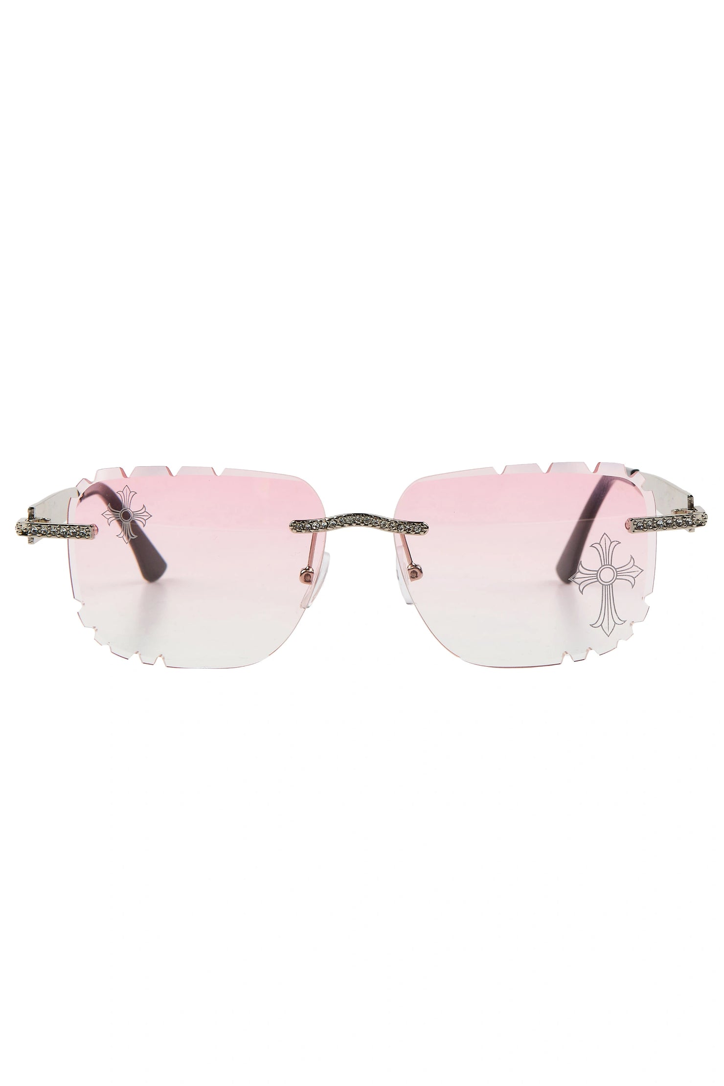 Shedralyn Pink/Silver Sunglasses
