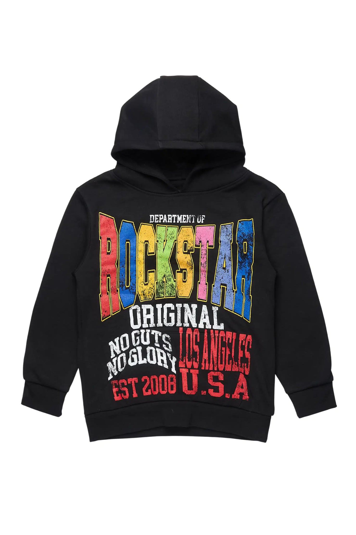 Boys Keen Black Graphic Hoodie