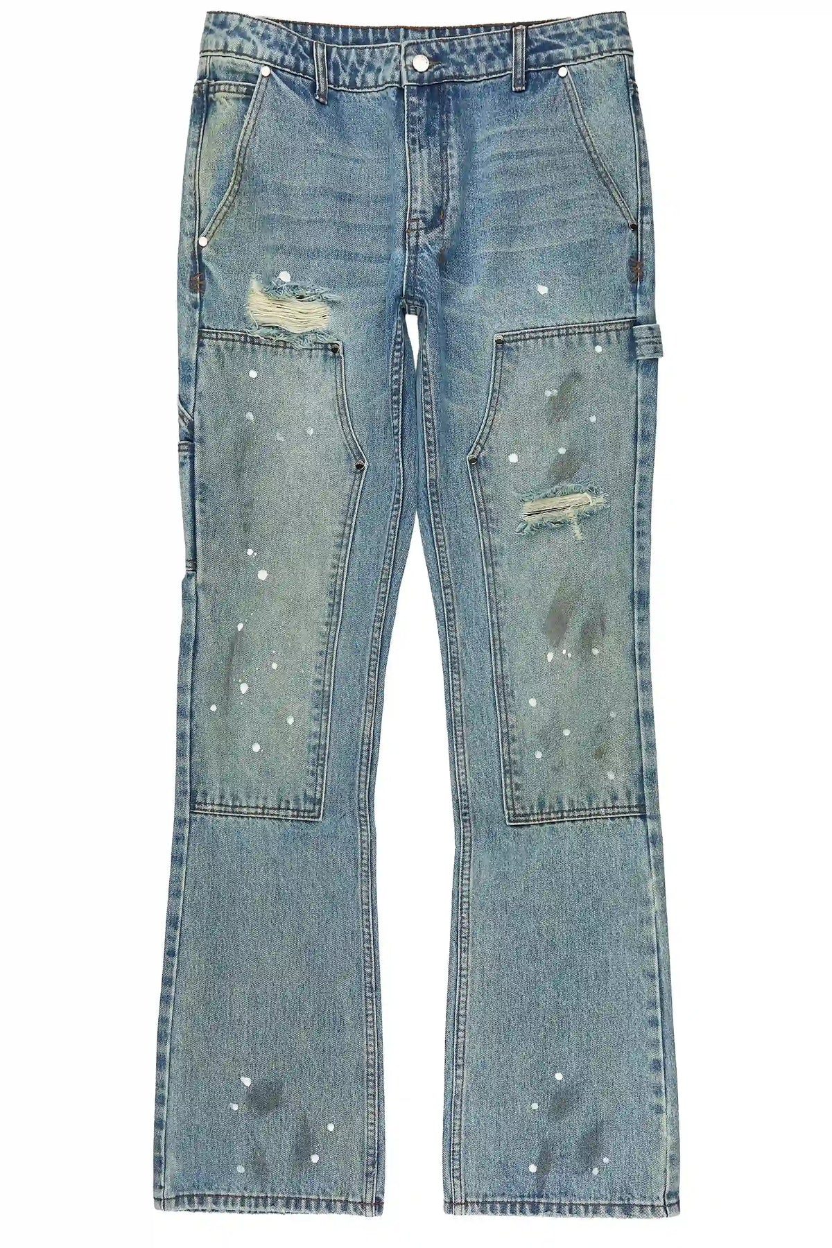 Wren Blue Stacked Fit Jean