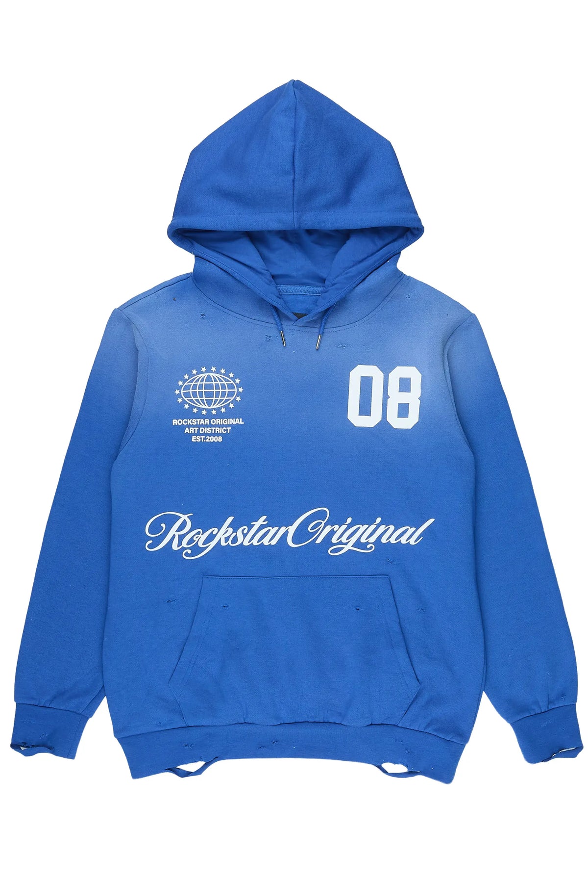 Posca Royal Blue Graphic Hoodie