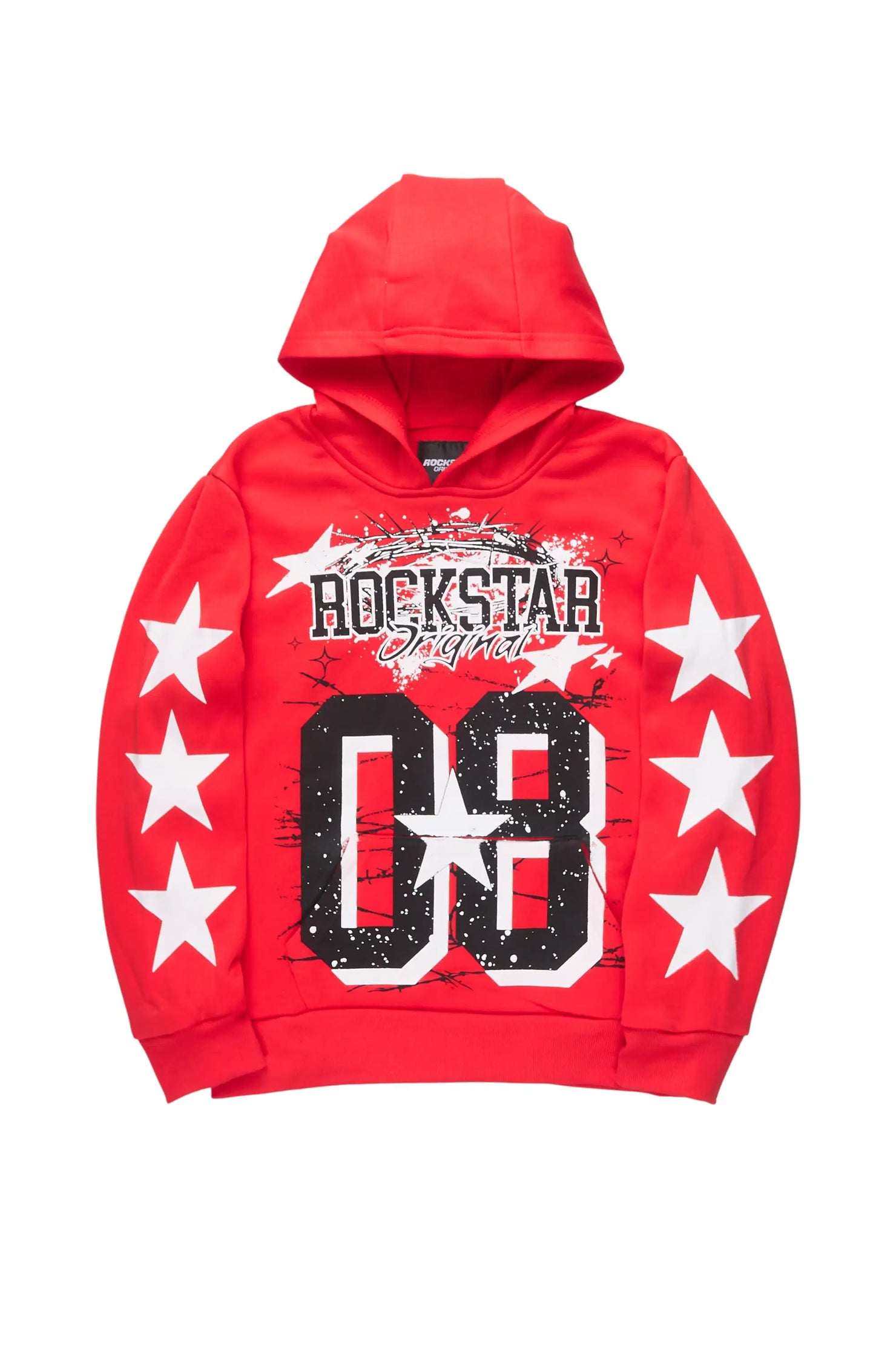 Boys All Star Red Graphic Hoodie