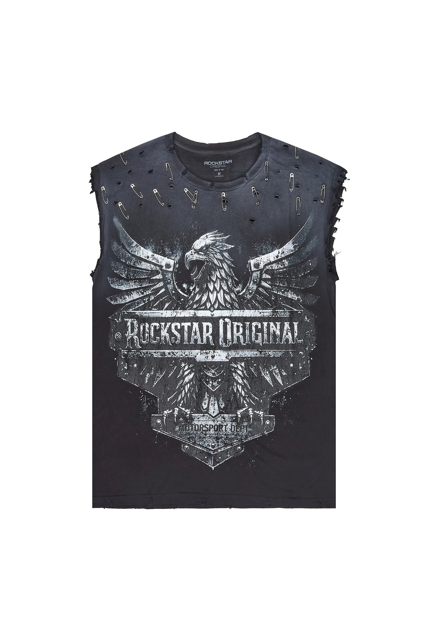 Shydia Black Cut Sleeve T-Shirt