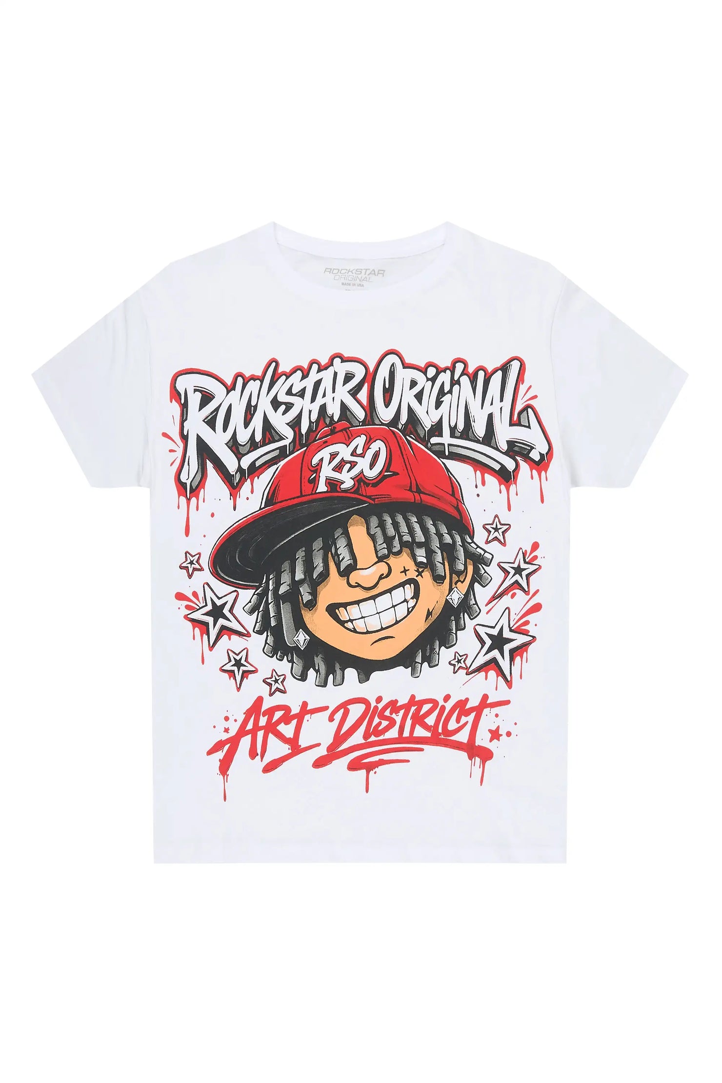 Boys Blade White Graphic T-Shirt