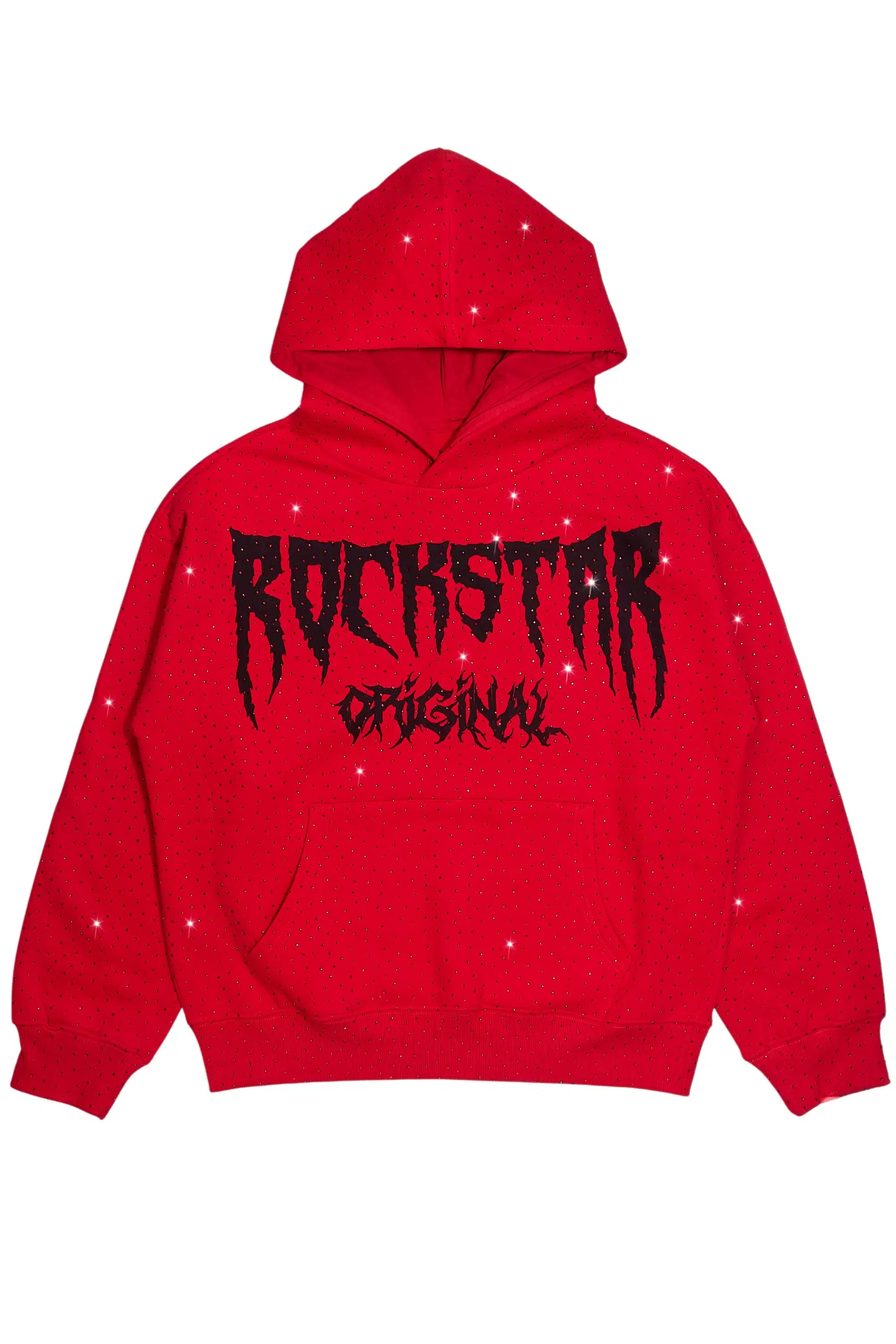 Andreas Red Rhinestone Hoodie