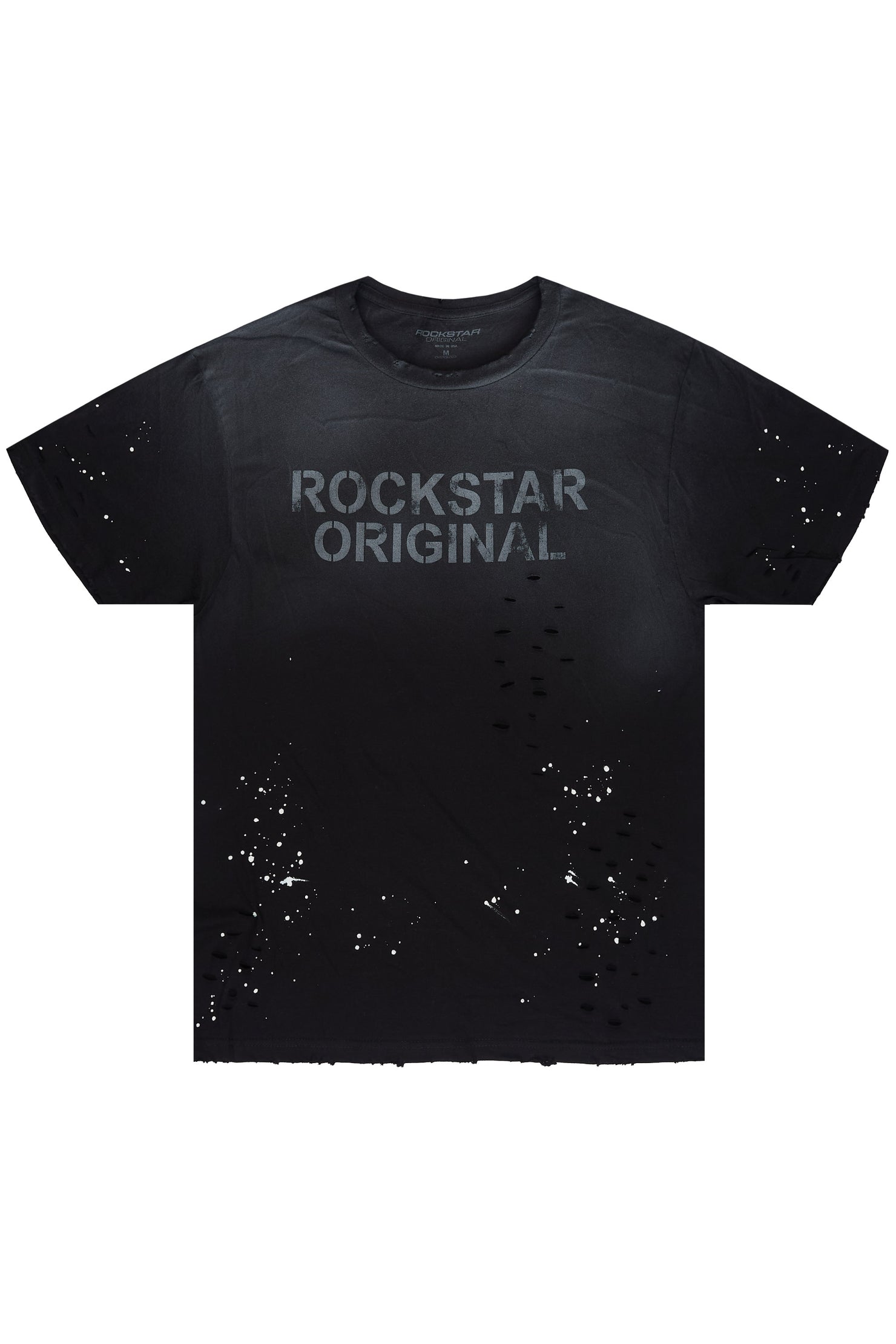Reign Black/Black Oversized Graphic T-Shirt