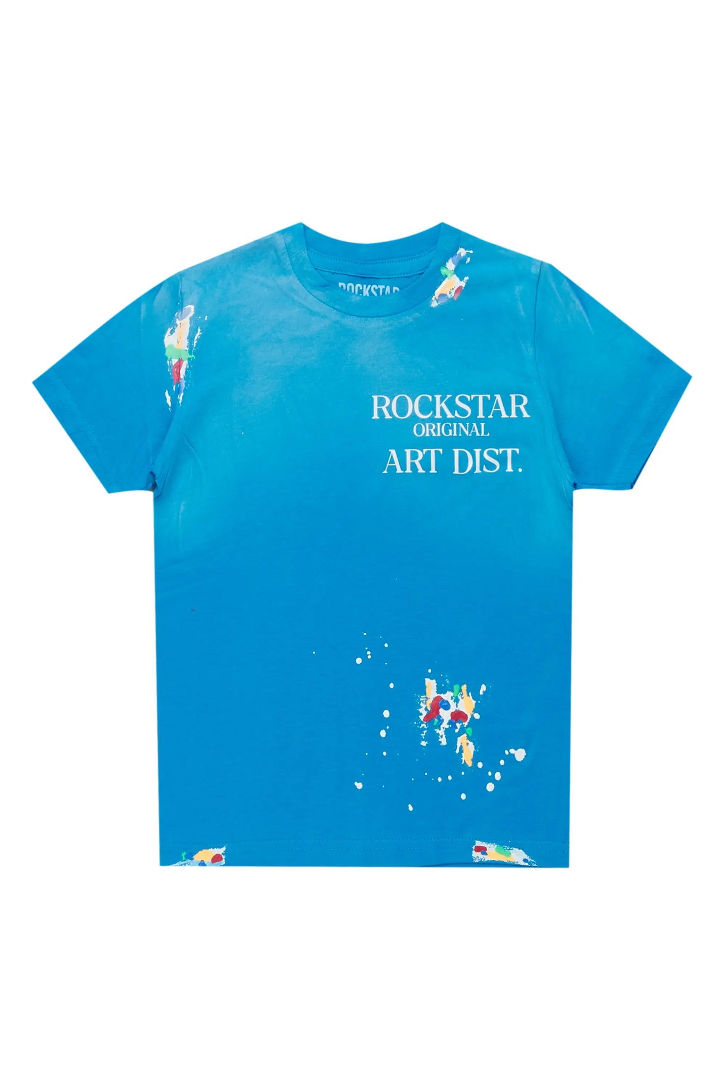 Boys Palmer Turquoise Graphic T-Shirt