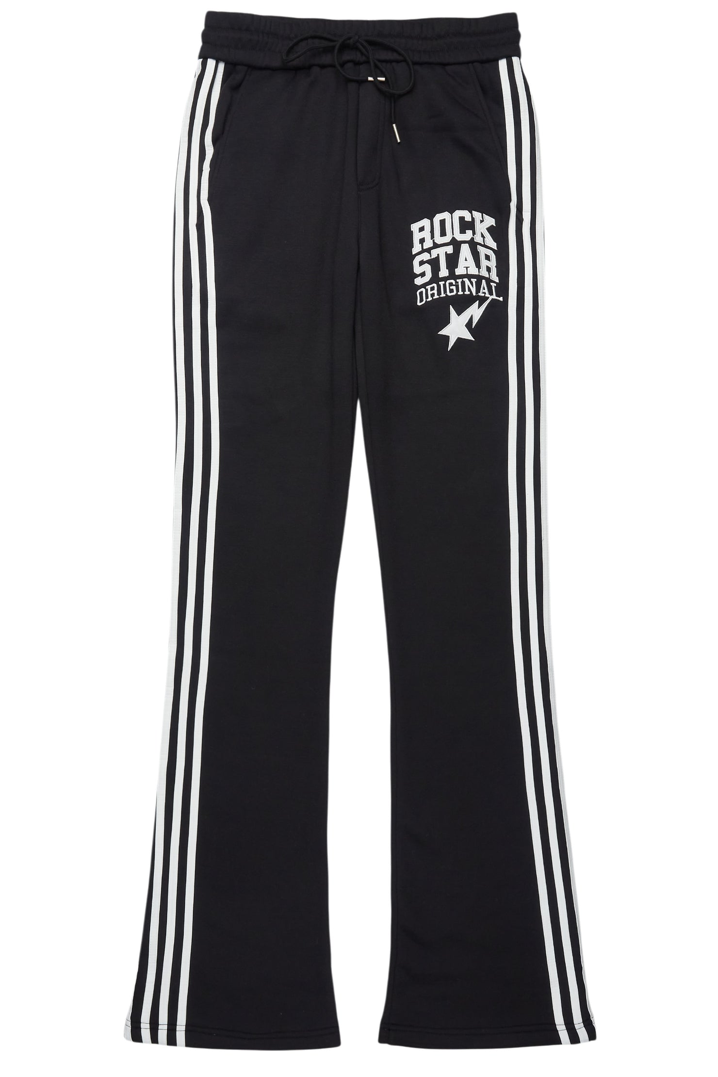 Gerrit Black Fleece Stacked Baggy Track Pant