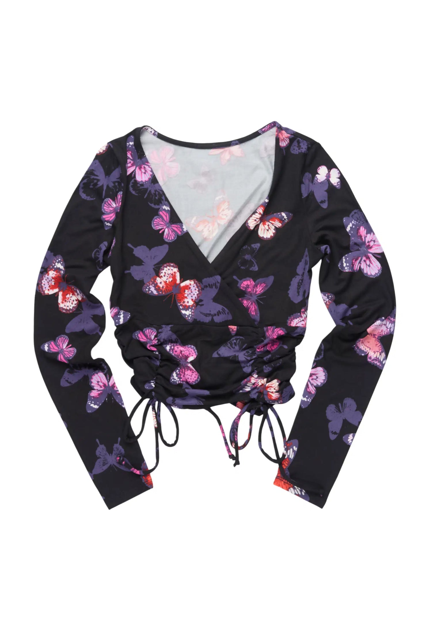 Jakiya Black Long Sleeve Top