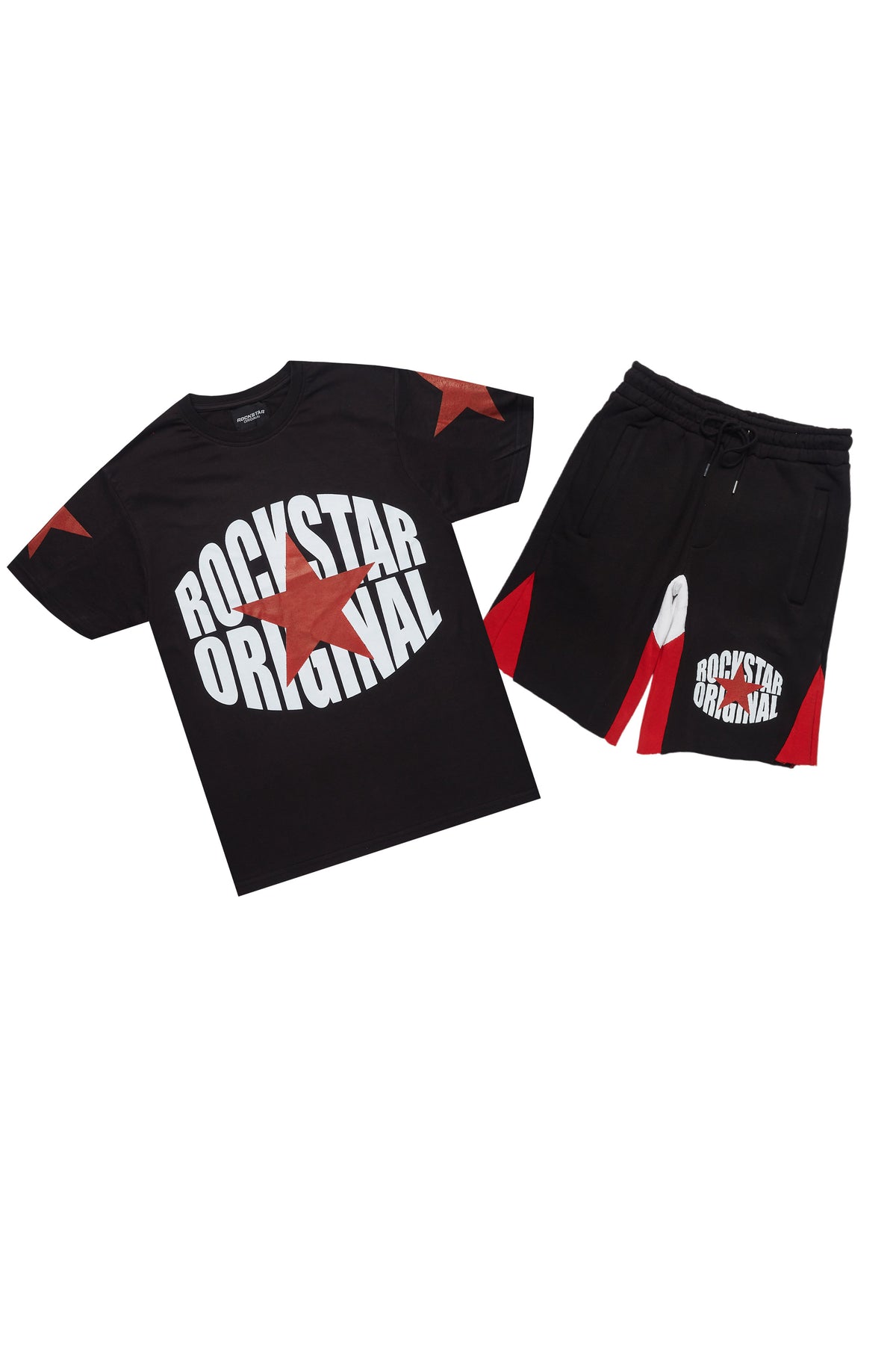 States Black T-Shirt/Short Set– Rockstar Original