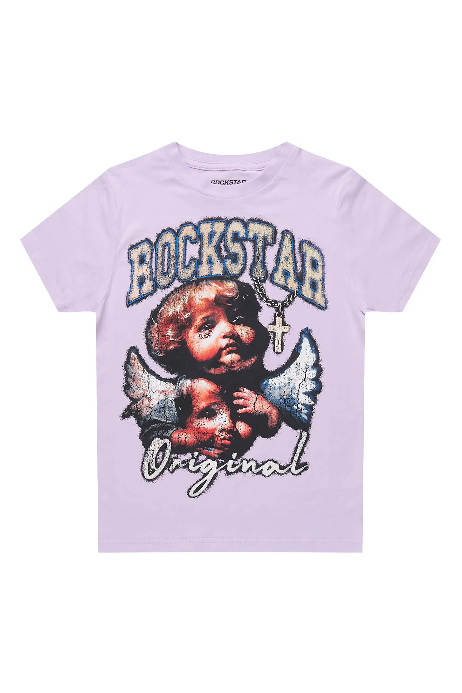 Girls Jovala Lavender Graphic T-Shirt