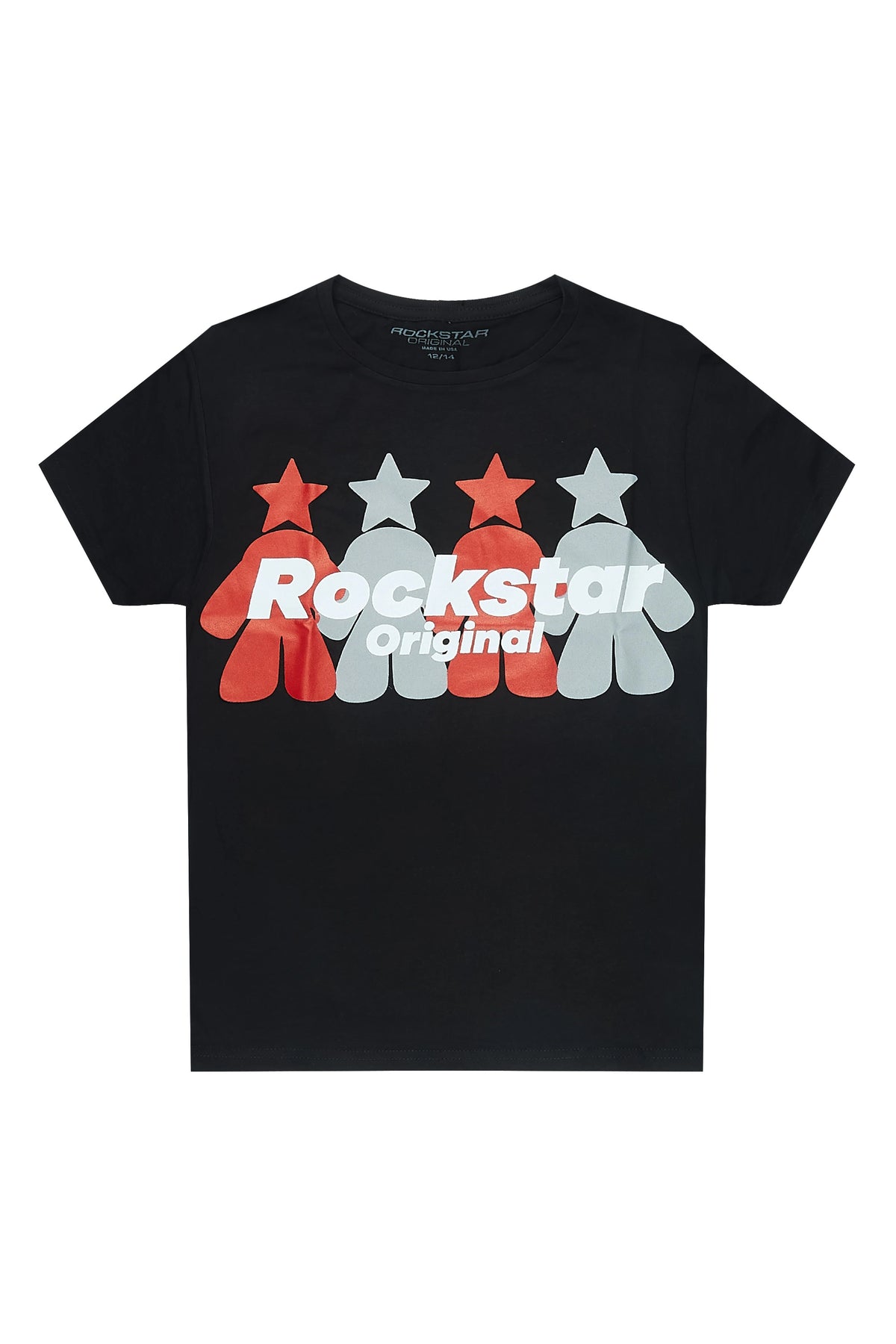 Boys Villano Black Graphic T-Shirt