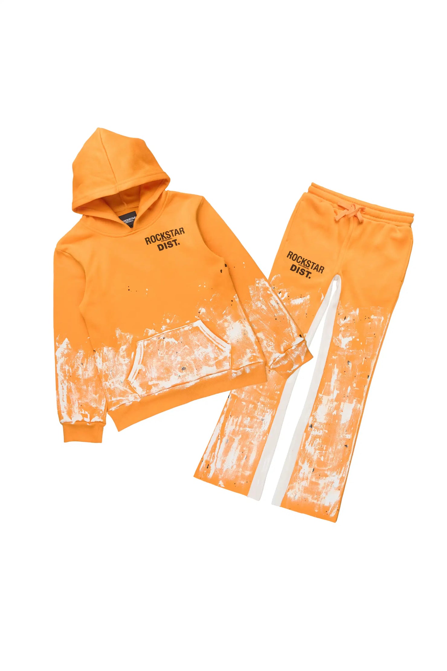 Boys Jaco Orange Baggy Fit Pant Set
