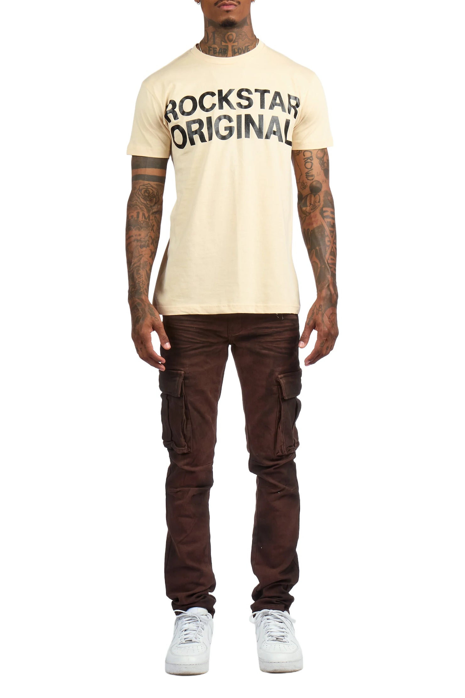 Cruz Dark Brown Slim Fit Jean