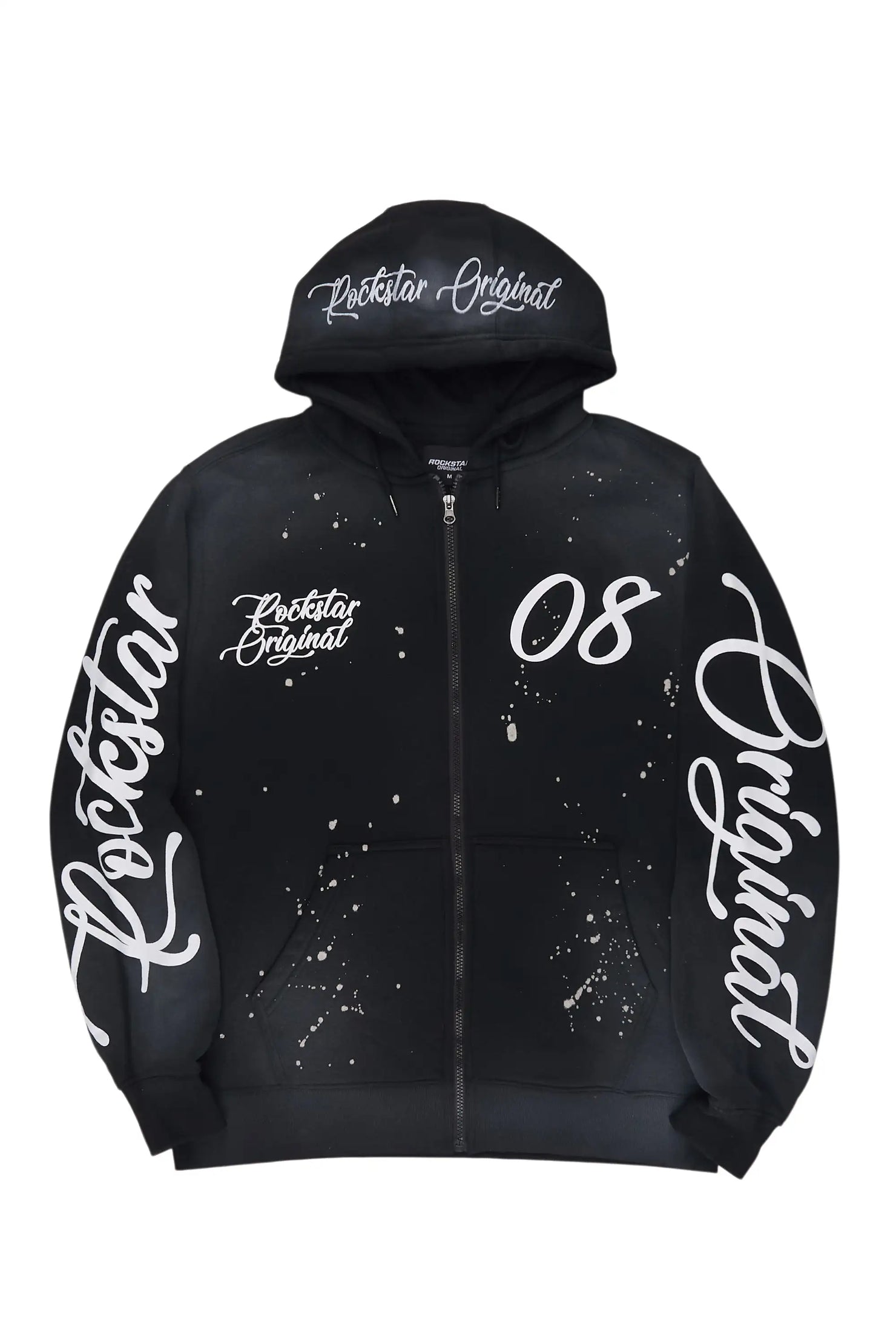 Hanif 2.0 Vintage Black Zip Up Hoodie