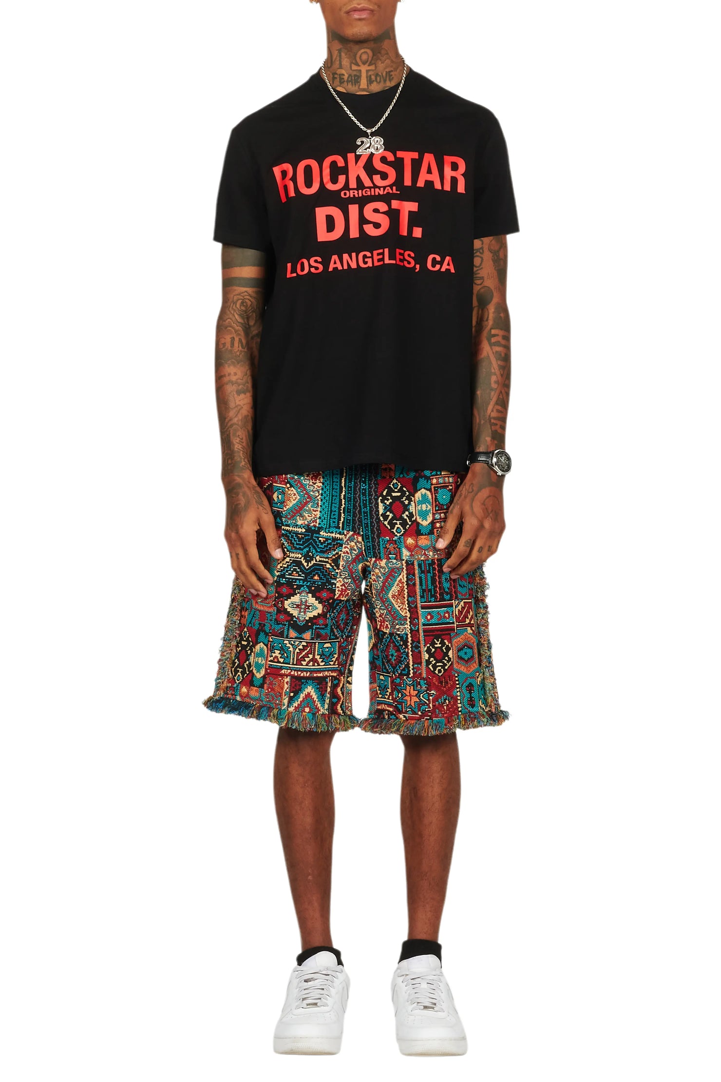 Tappy Black/Blue T-Shirt Short Set