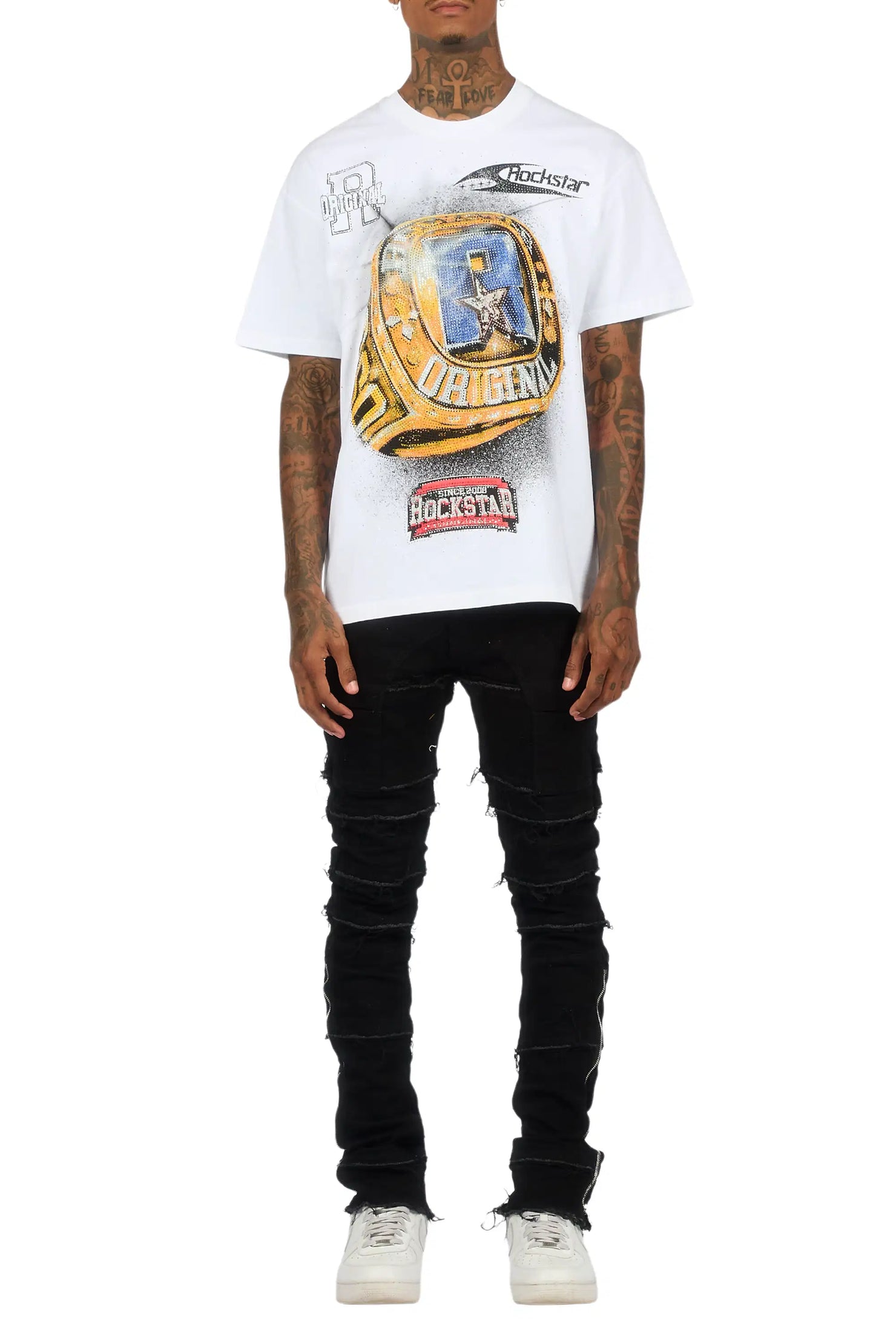 Horado Jet Black Skinny Fit Jean