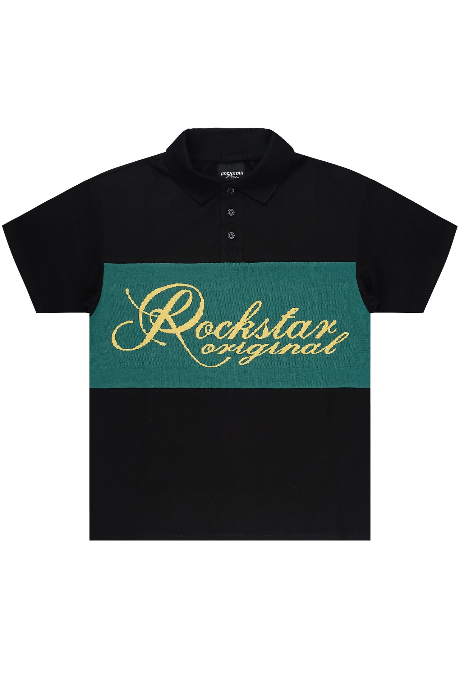 Elad Black Polo Shirt